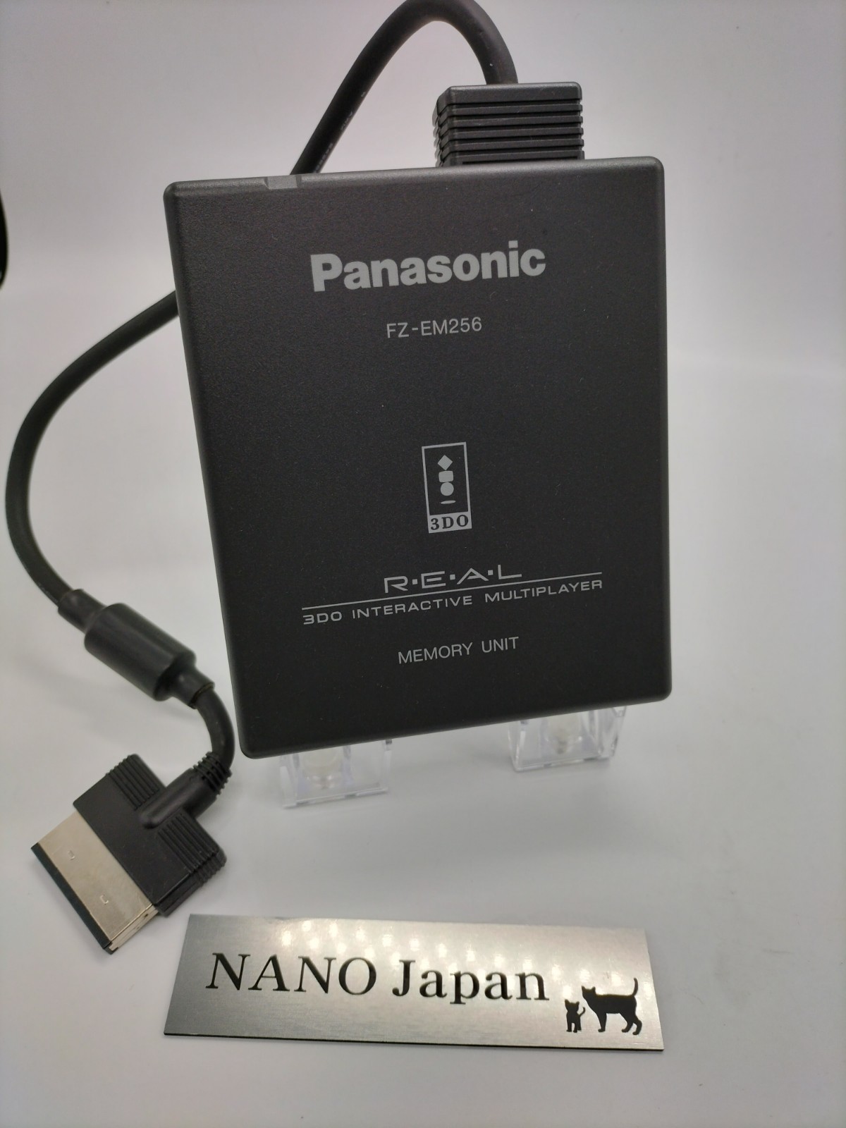 Panasonic 3DO FZ-EM256 External Memory Unit Backup Save Storage Adapter Used JP