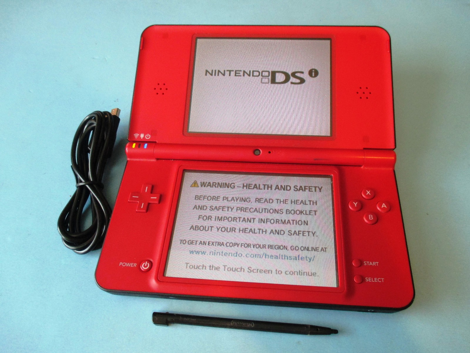 Nintendo DSi XL Super Mario 25th Anniversary Red System w/Charger FREE Shipping!