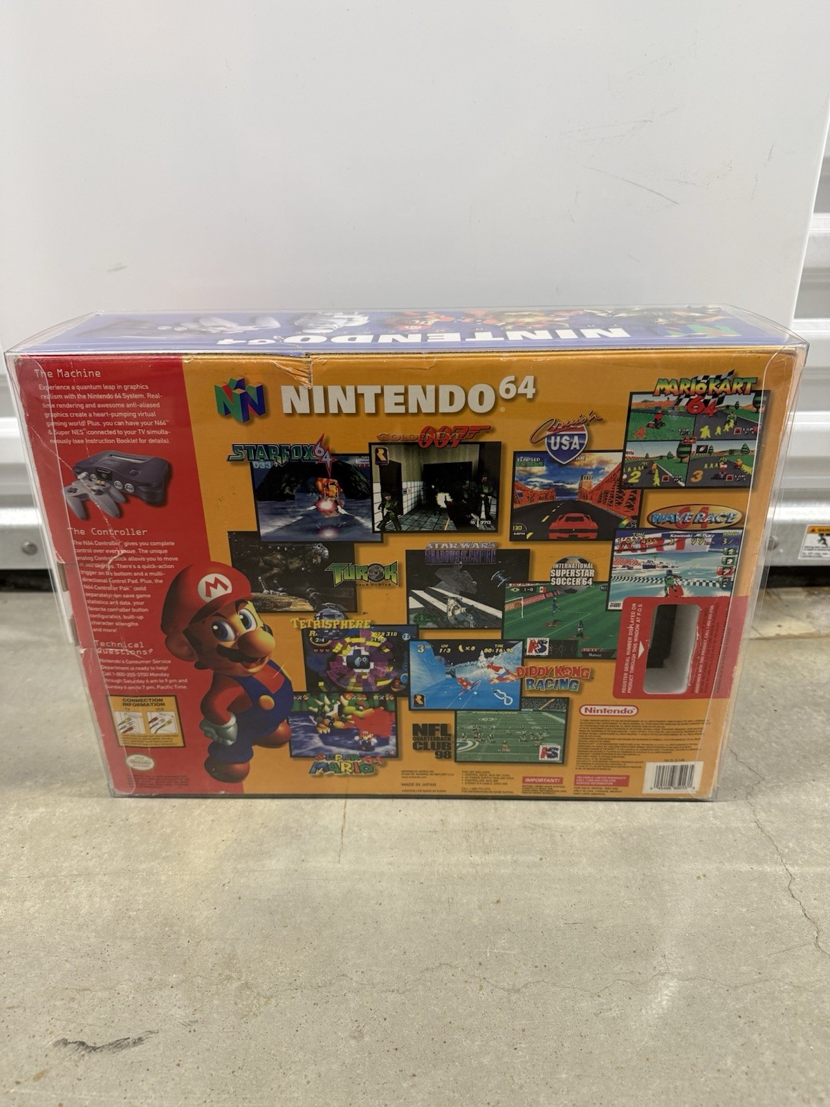 Nintendo 64 N64 Console Extreme Green Controller Toys R Us Limited Edition Used