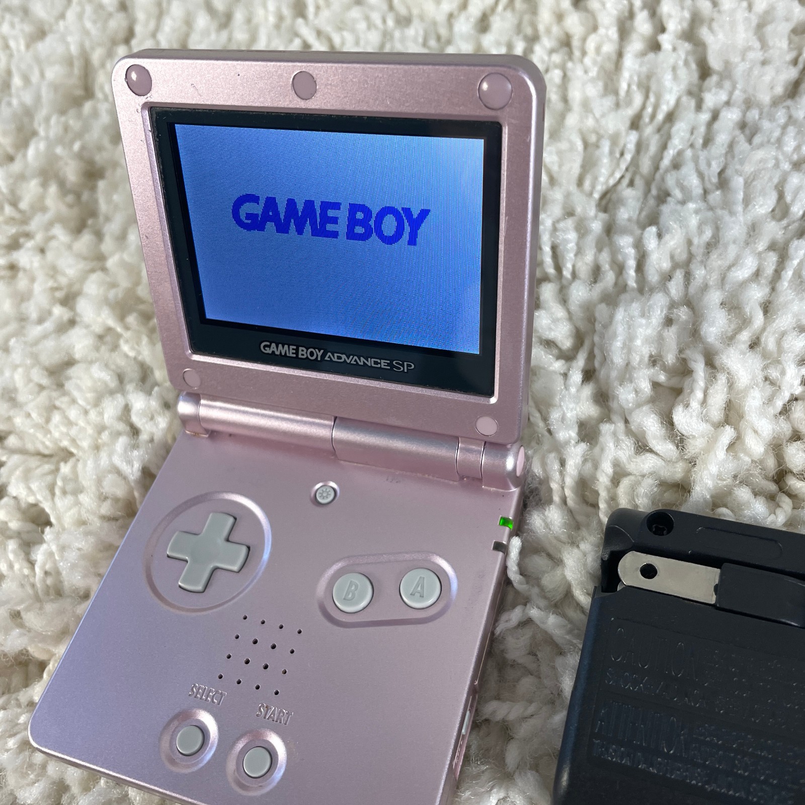 Nintendo Gameboy Advance GBA SP Handheld System Pearl Pink Model AGS-101 Tested