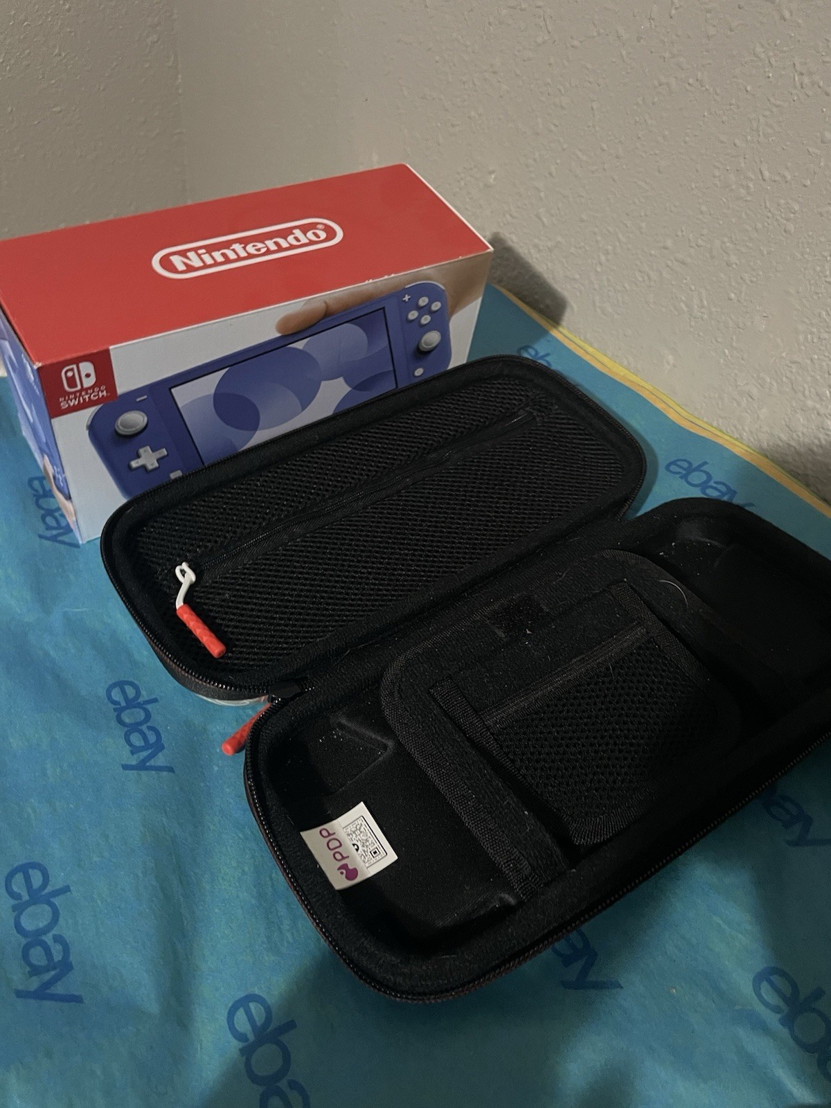 Nintendo Switch Lite Handheld Console – 32GB – Blue With Case