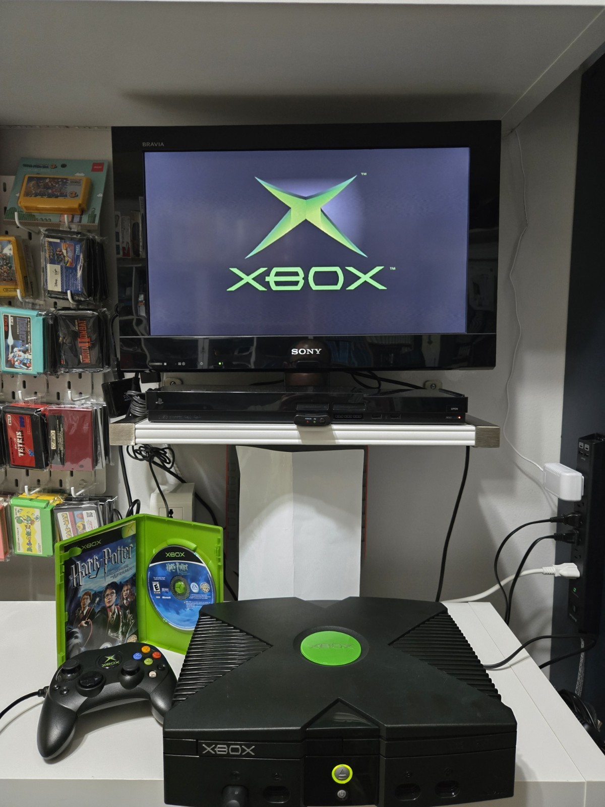 Microsoft Xbox OMG console Completely Cleaned with 1 Game and 1 Controller.