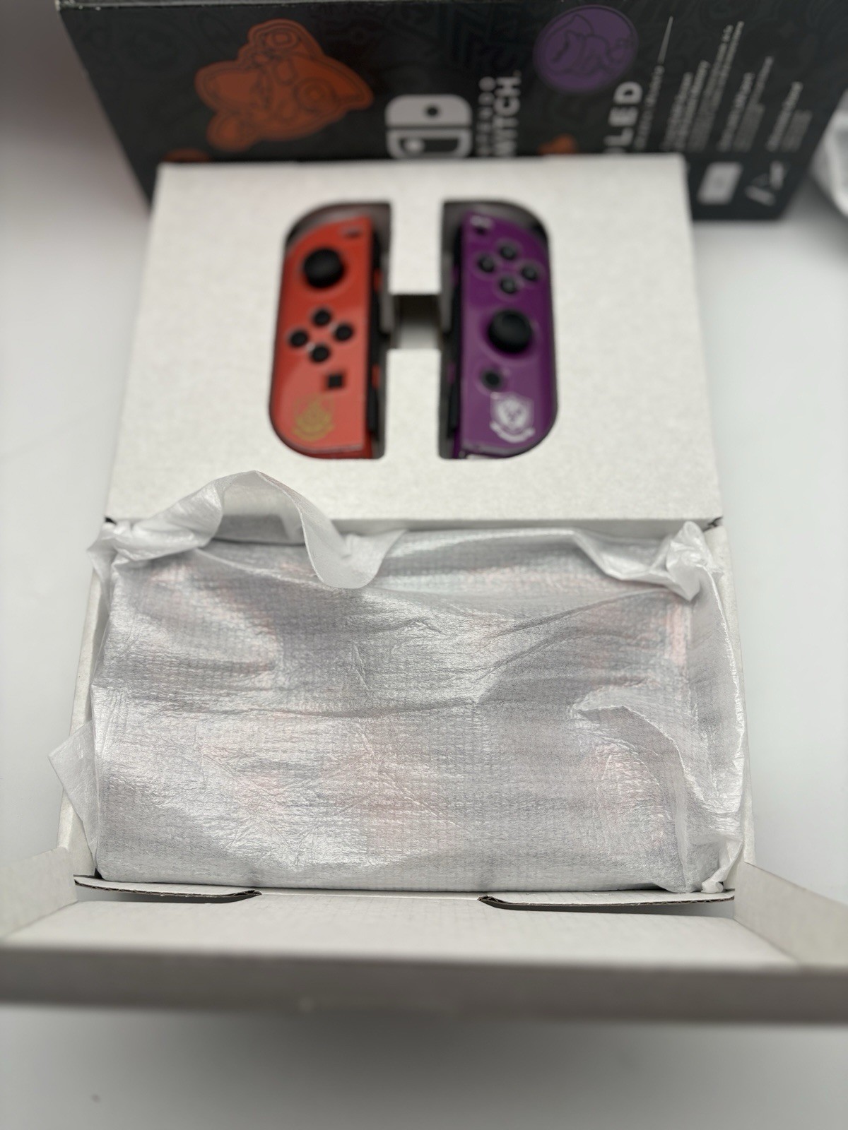 Nintendo Switch OLED Pokemon Scarlet & Violet Edition Console Bundle Complete