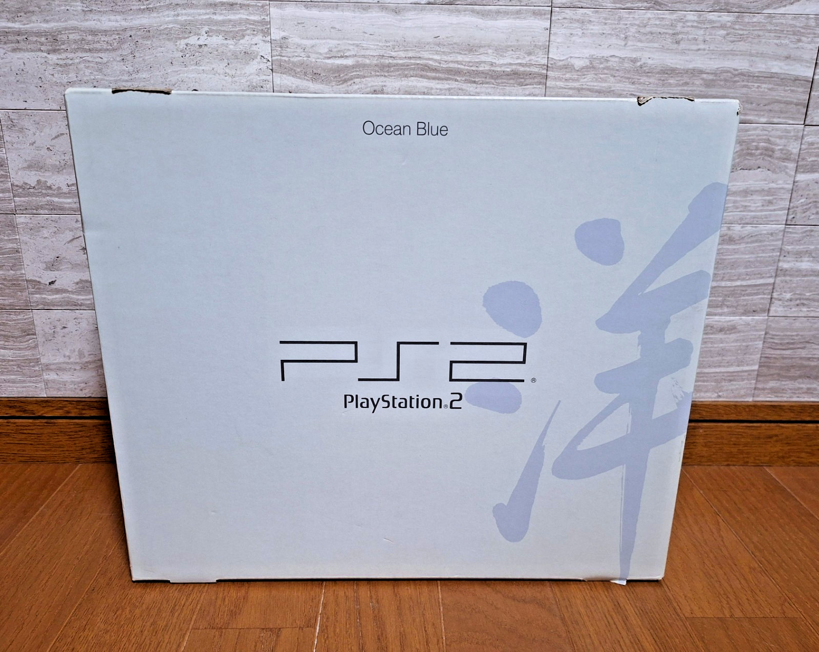 Playstation 2 Ocean Blue SCPH 37000 PS2 Console Japan *BEAUTIFUL BOX – EXCELLENT
