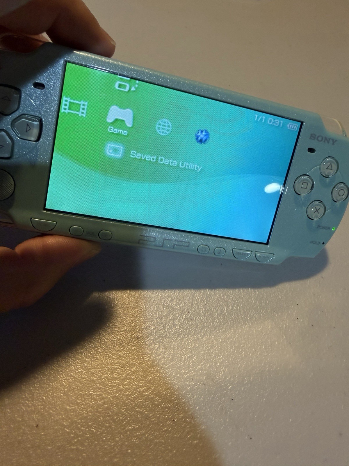 Japanese PlayStation PSP 2000 System Working Teal Us Seller C