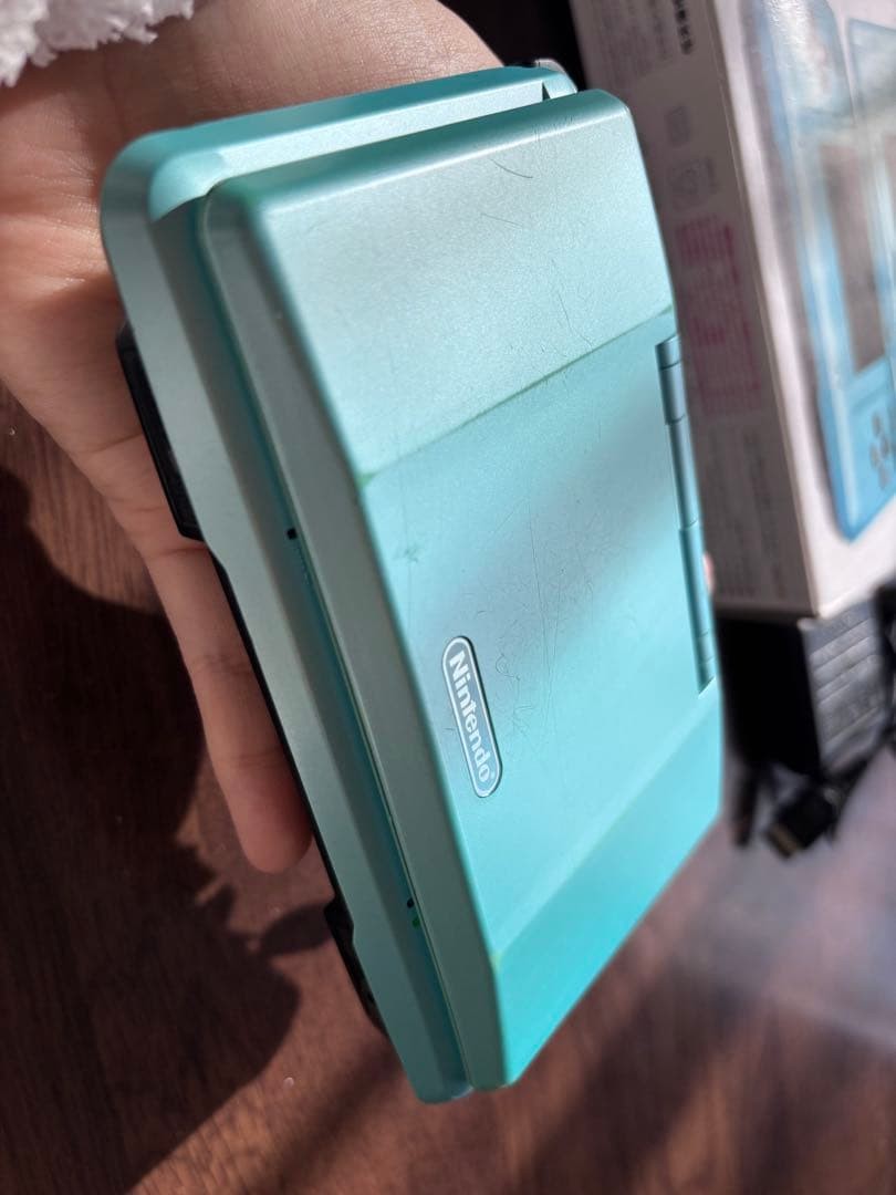 With Box Nintendo DS Console Accessories Turquoise Blue