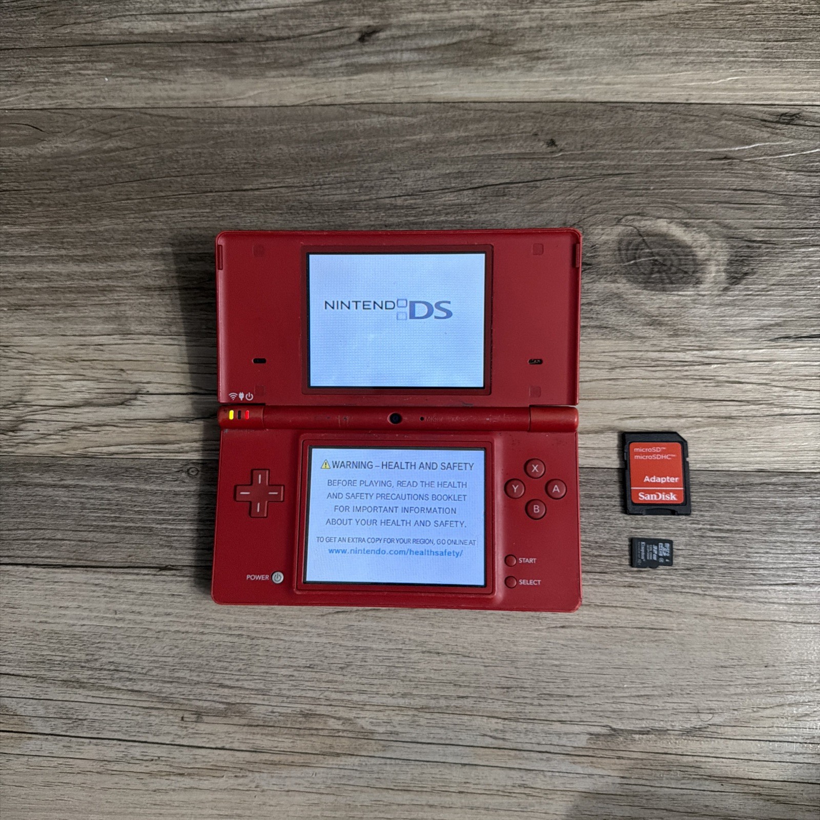 Nintendo DSi Red Handheld System Wi-Fi Capability Headphone Jack Nintendo DS