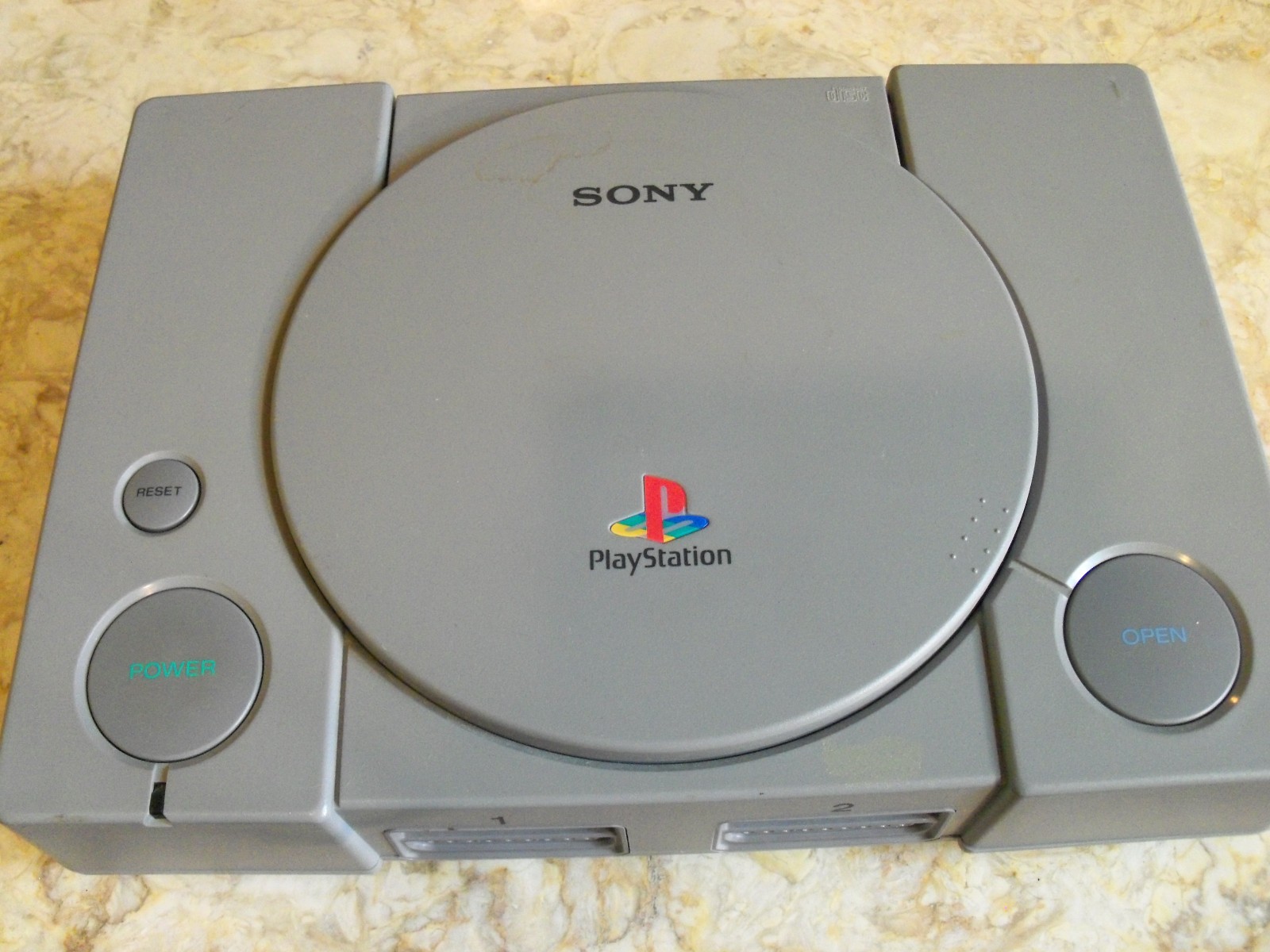 Playstation 1 SCPH-1001 ASCII Controller A/V & Power Cords Memory Card NTSC Nice