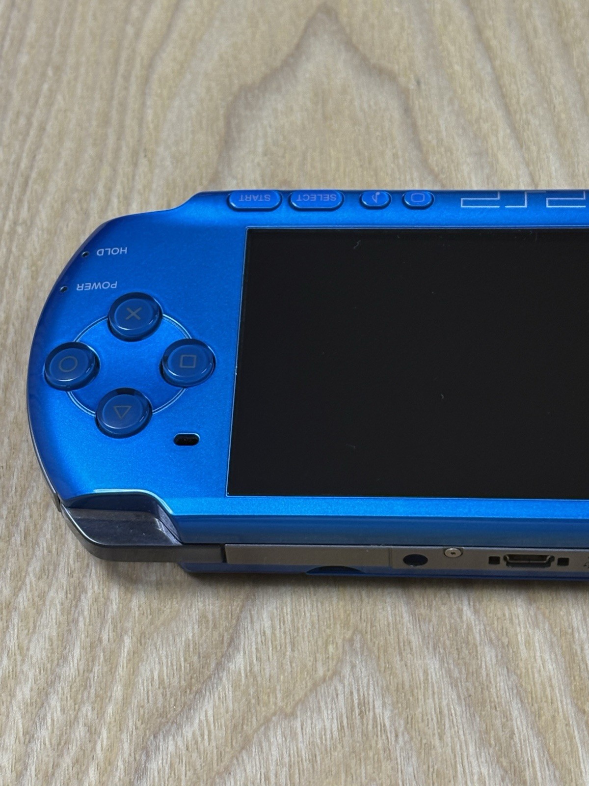 Sony PSP 3000 Vibrant Blue Console Only Tested Working Japanese Ver