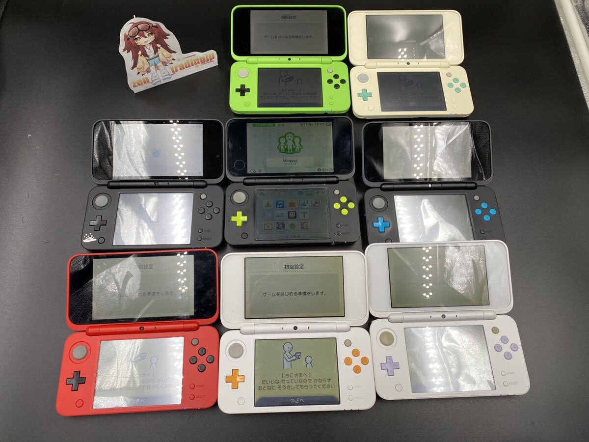 Nintendo new 2DS LL XL Console Only Various Colors Region Free 3Rank