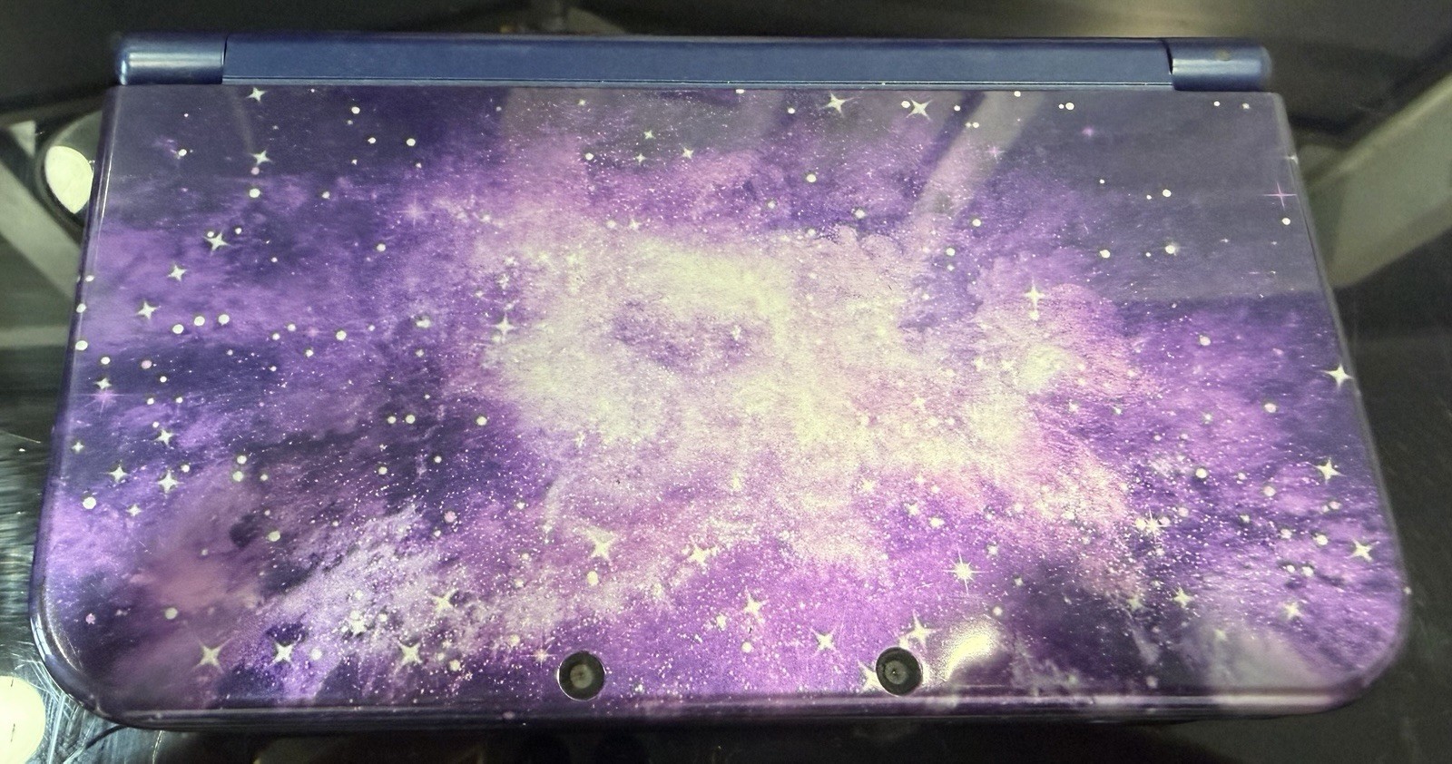 Nintendo New 3DS XL Galaxy Edition Handheld System Game Card Slot Needs Replaced