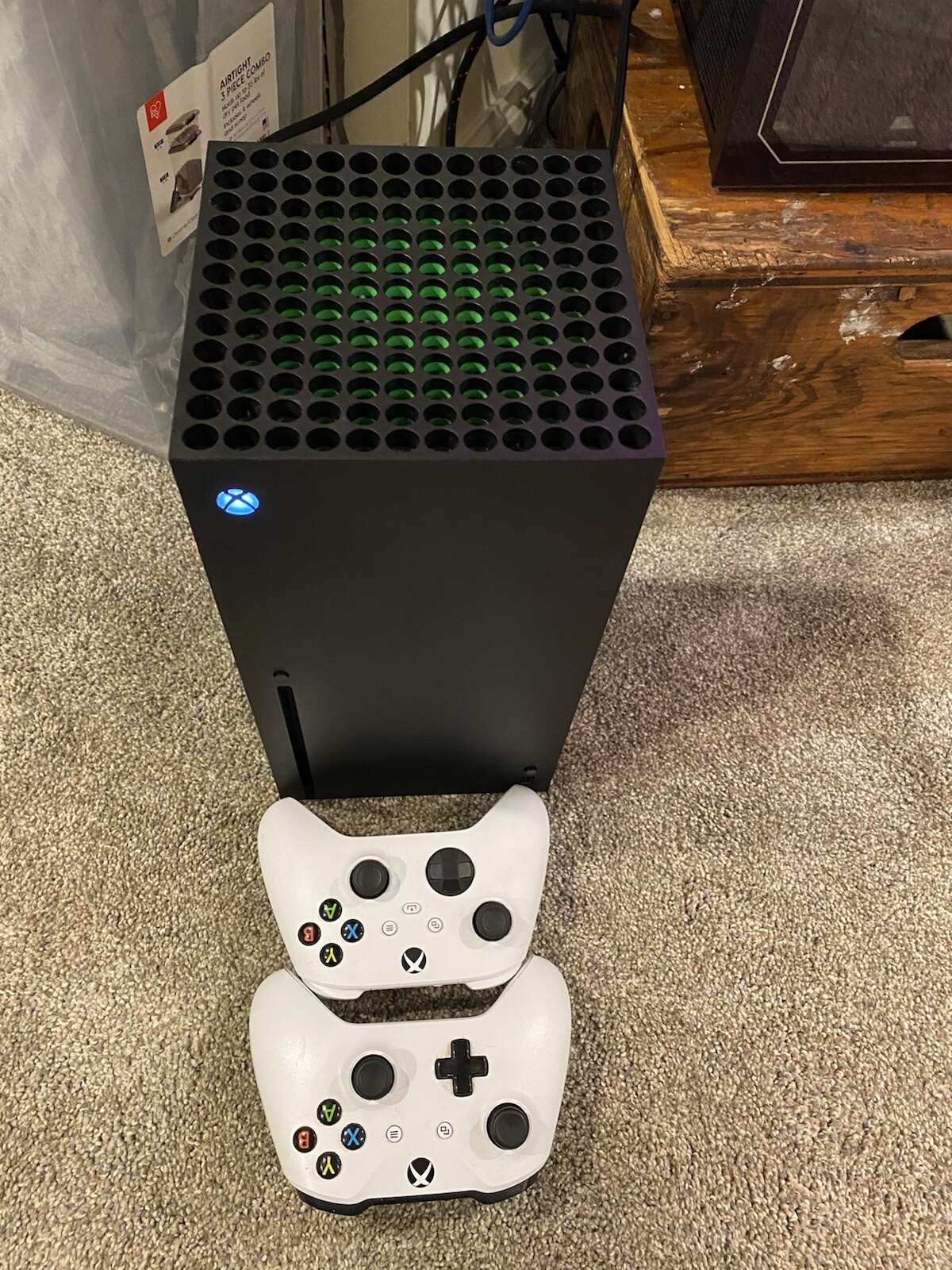 Microsoft Xbox Series X 1TB- Black (Lightly Used) With Free Two Controllers