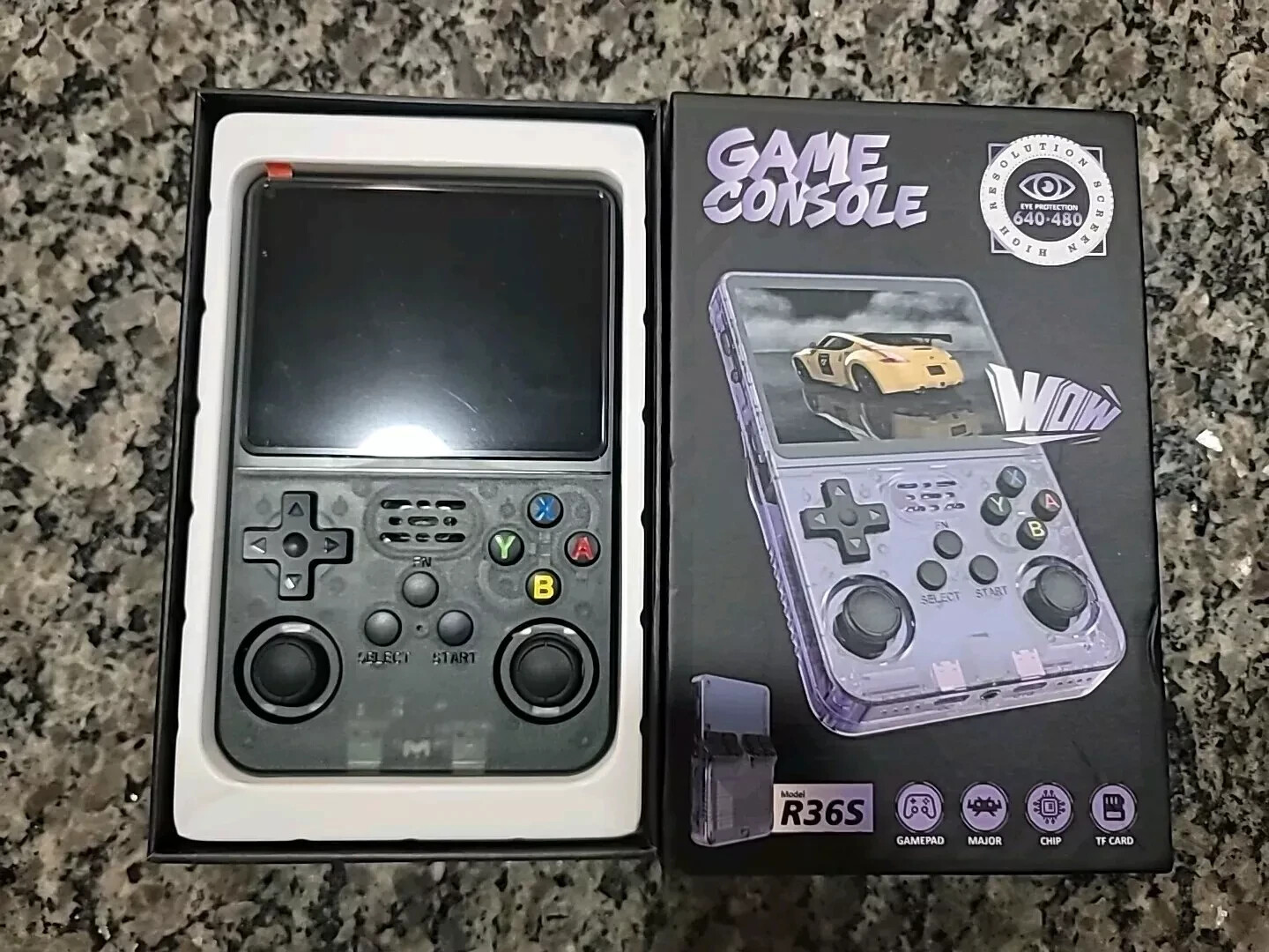 R36S 64GB Retro Handheld Game Console 3.5″ Display 5000 Games