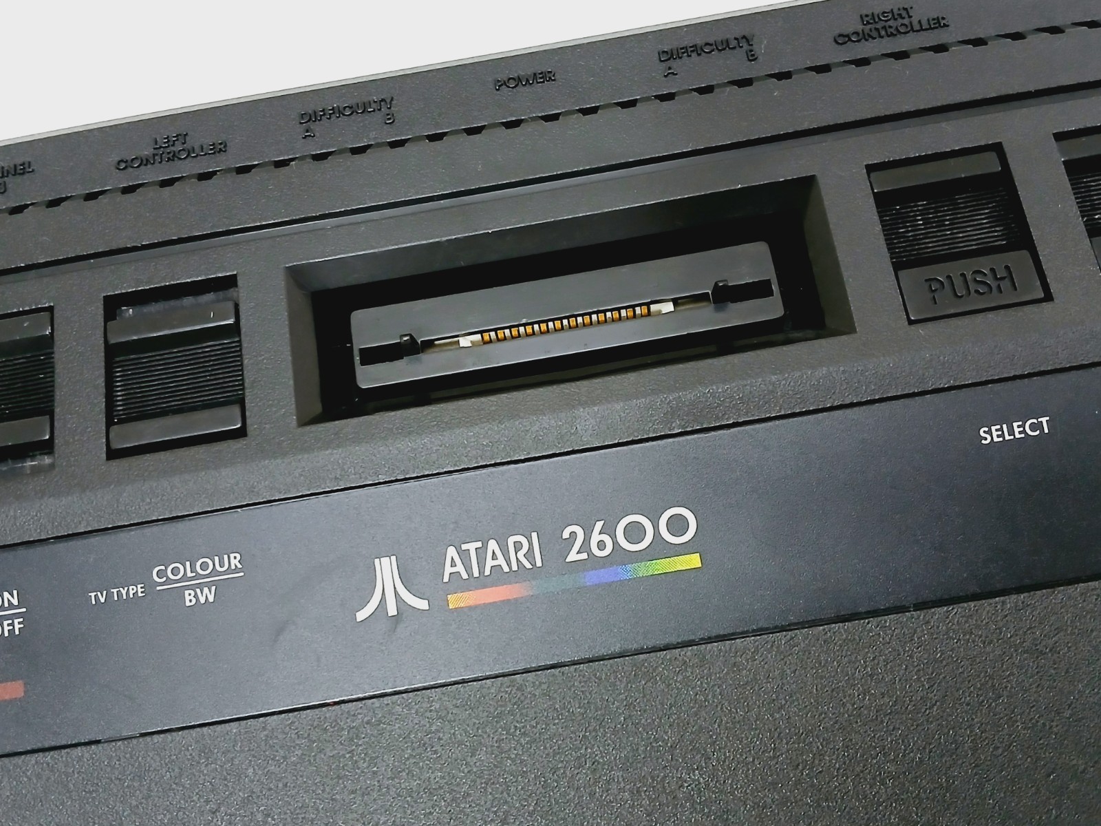 Atari Junior Jr 2600 Vader Black Strip Console with 6 Games. Read Description