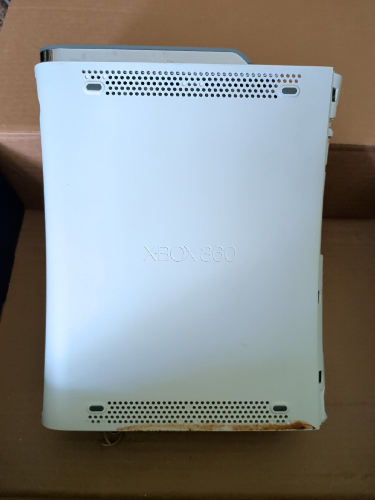 Microsoft Xbox 360 Core White System Console Only For Parts Or Repairs Untested