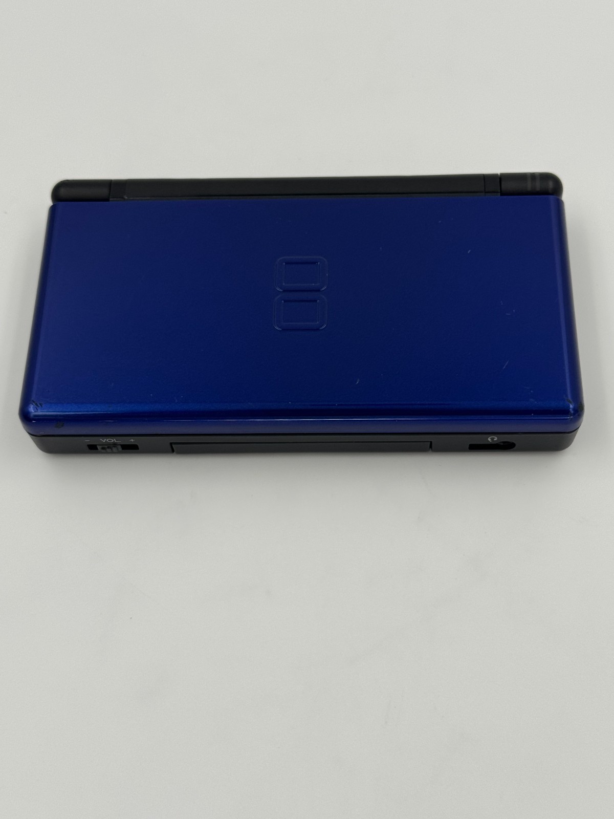 Nintendo DS Lite Cobalt Blue Black Console Bundle Charger Stylus Mario Kart DS