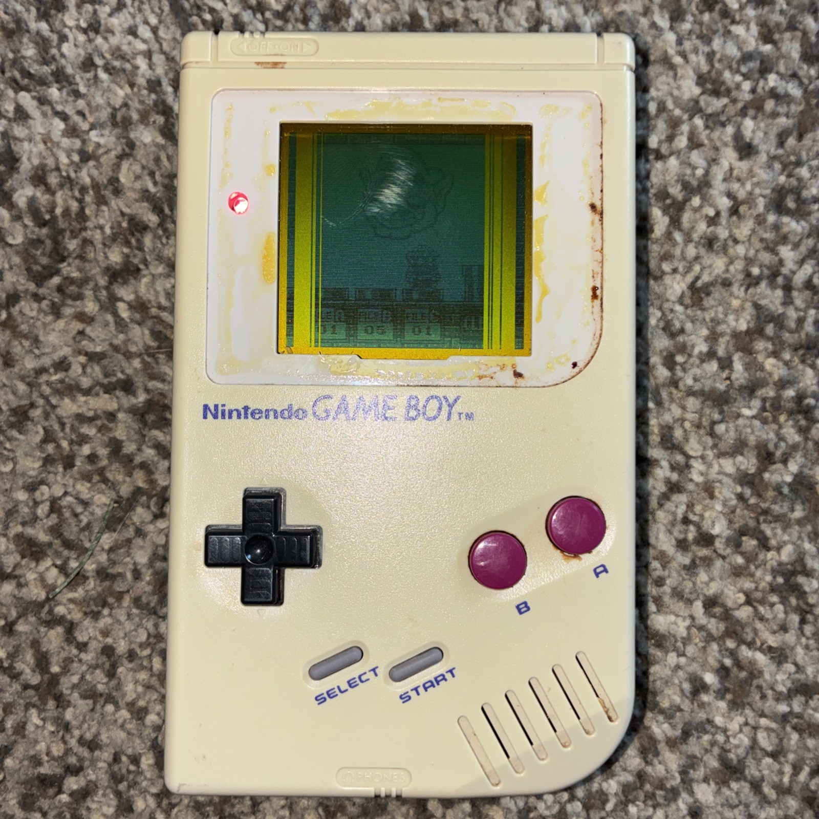 Nintendo Game Boy DMG-01 Gray Handheld Console 1989 Original Model Console Only