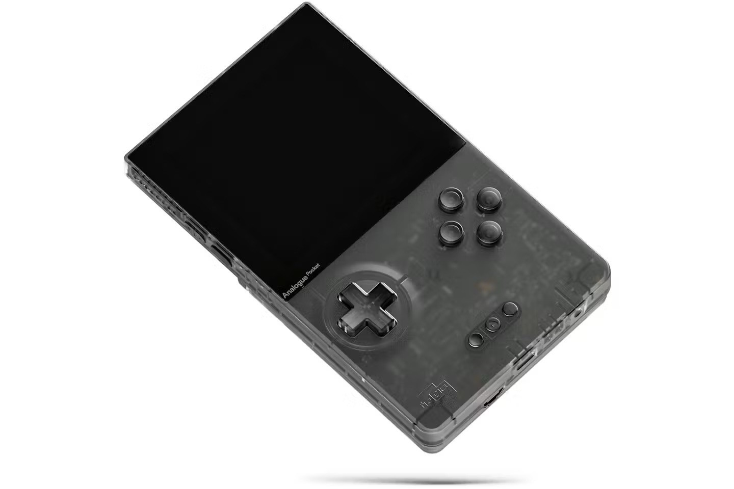 Analogue Pocket Lim Ed Transparent Smoke Console + Transparent Hard Case, SEALED
