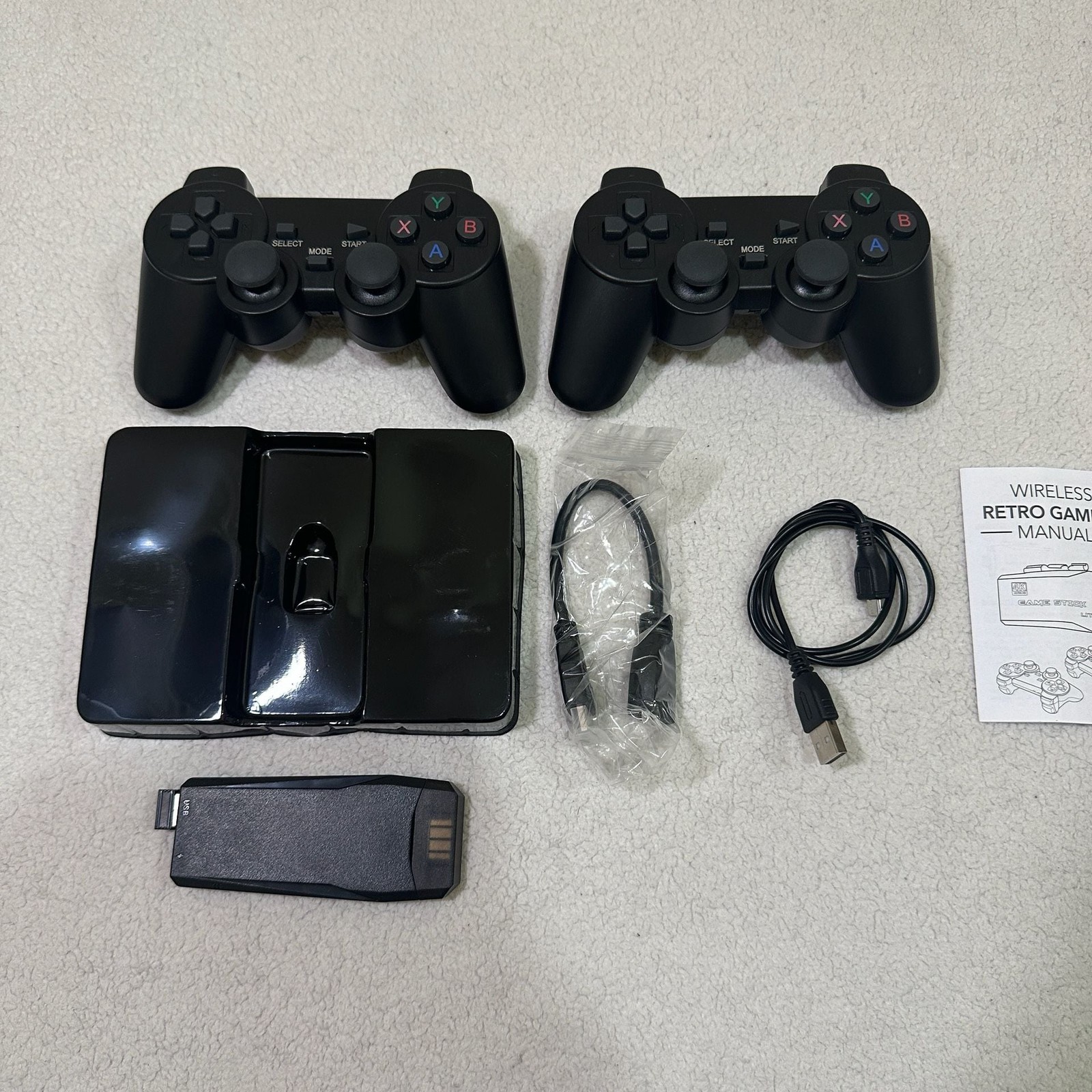GameStick Game Stick Lite Retro Microconsole 2 Wireless Controllers 4K HDMI