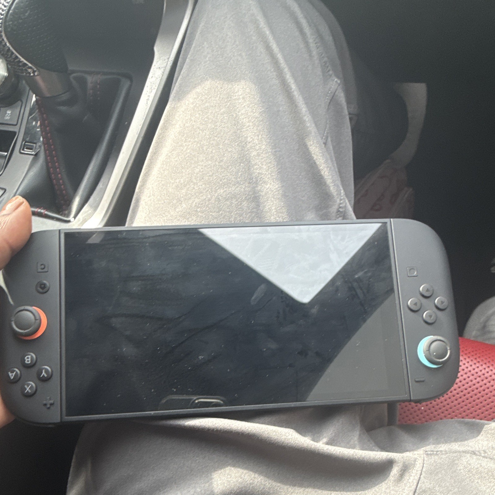 Nintendo Switch Handheld Console Gray w/ Red/Blue Joy-Con 32GB 720p USB-C