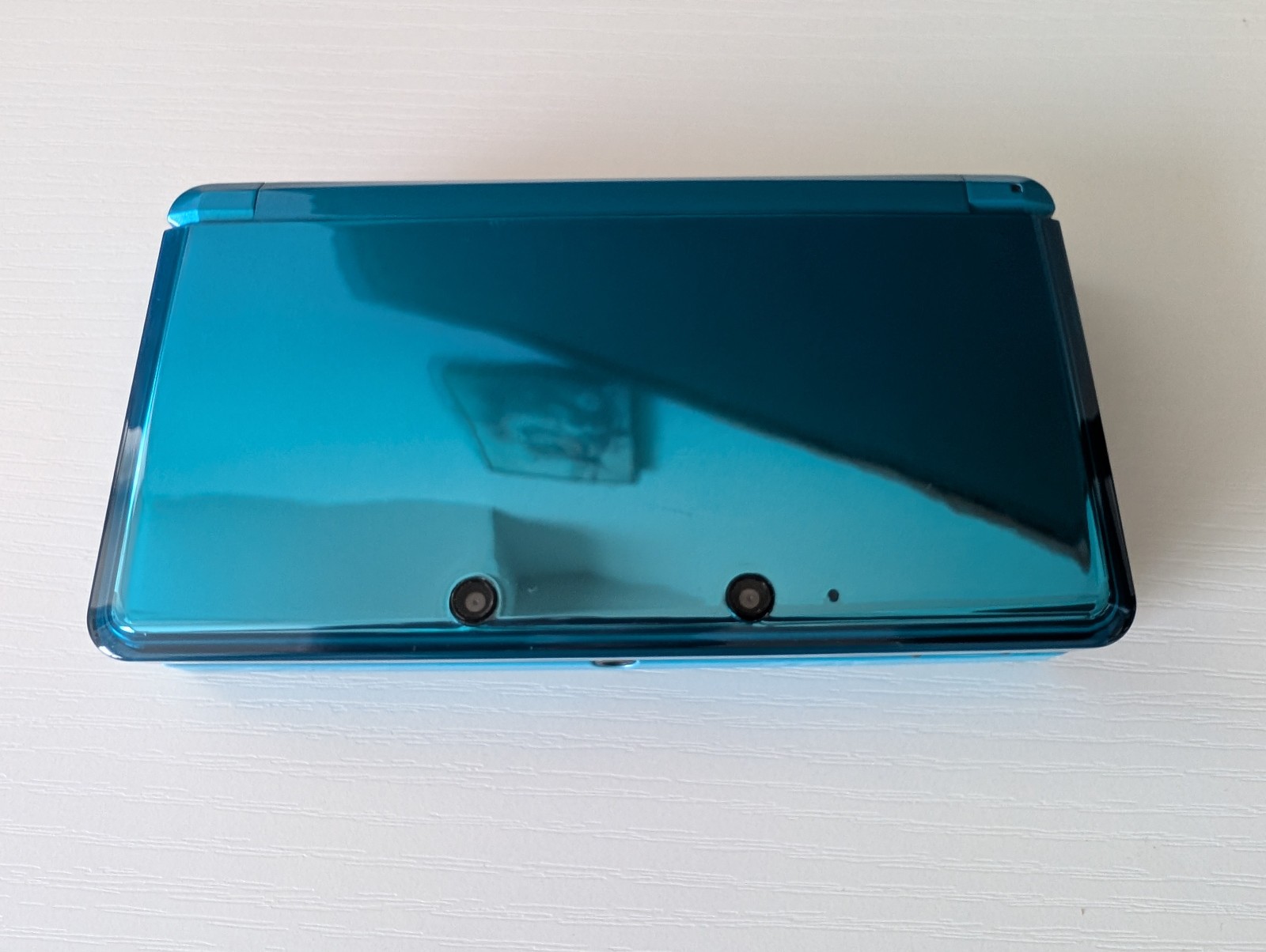 Nintendo 3DS Handheld Console Aqua Blue Region Free Console (No Stylus/Charger)