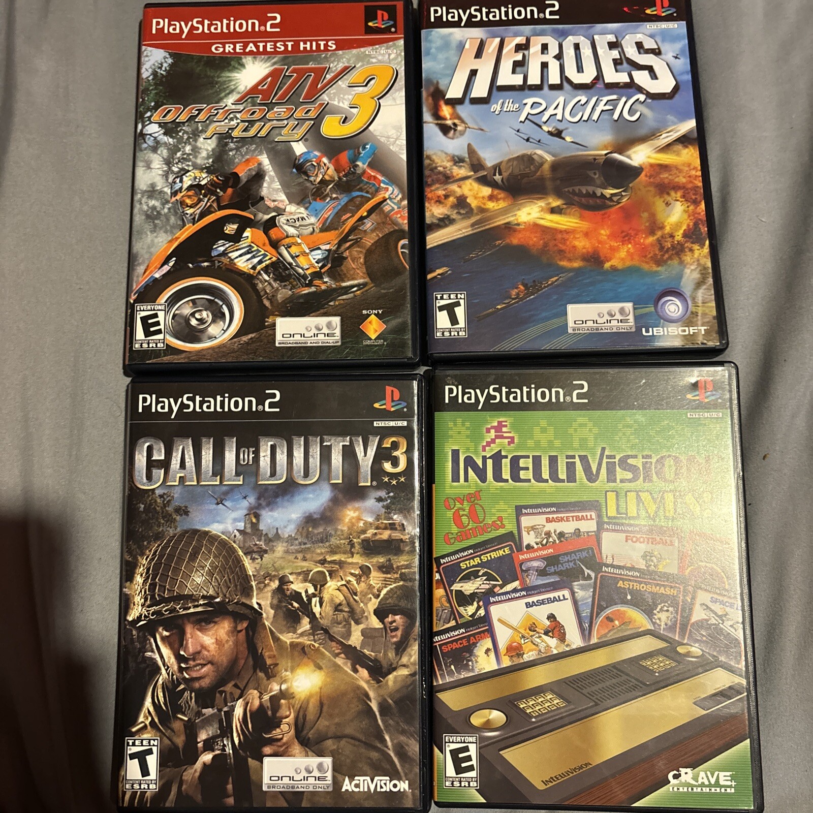 Sony Slim Playstation 2 , 2 Controllers, 8MB Memory Card, 12 Games! Tested!