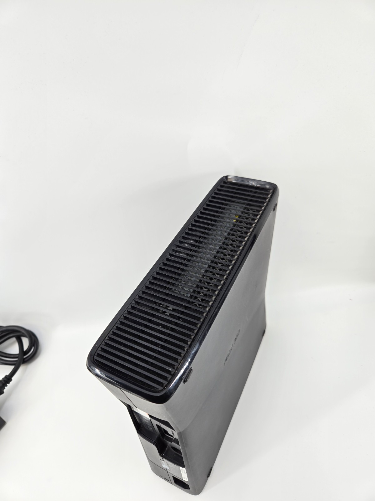 Microsoft Xbox 360 S Slim Black (Model 1439) Console with Power Adapter