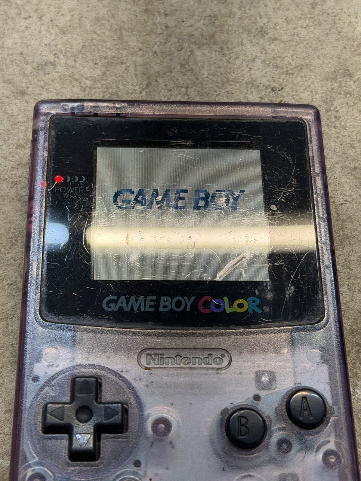 GameBoy Color Console CGB-001 Nintendo **MADE IN CHINA* UNSURE IF IT SAVES
