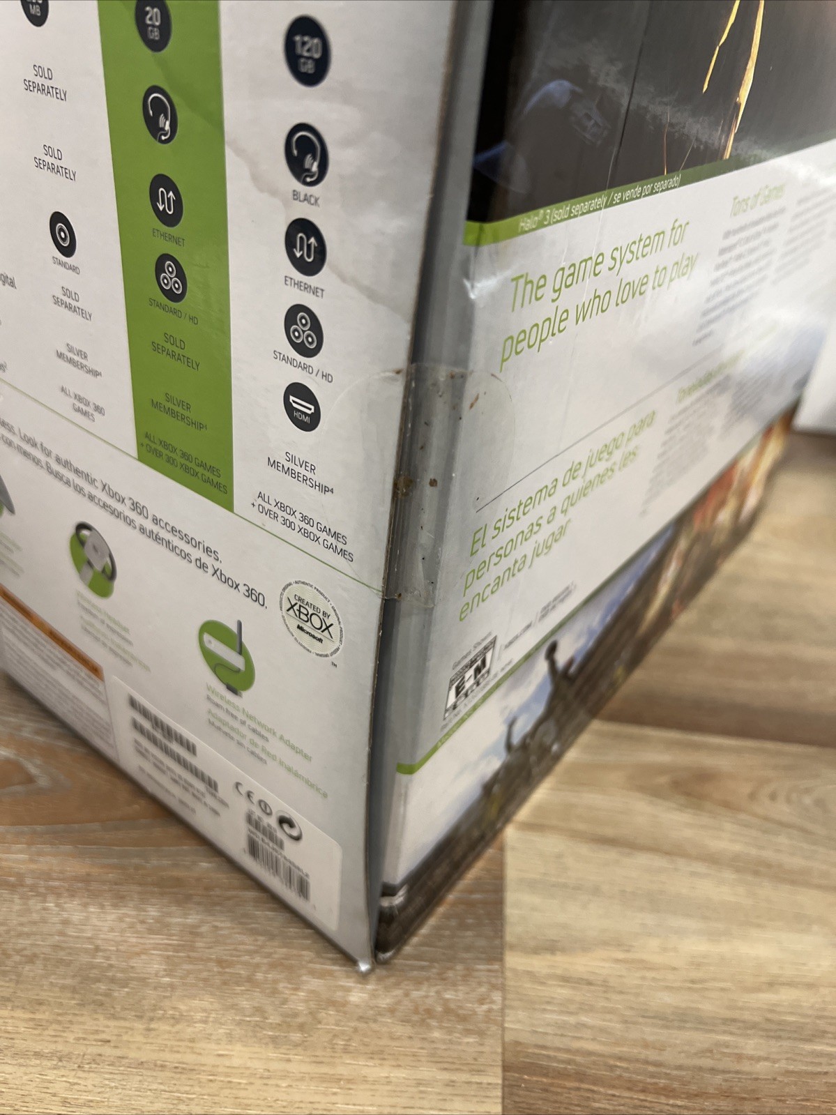 Xbox 360 Go Pro 20 GB Console 2008 Sealed Never Opened
