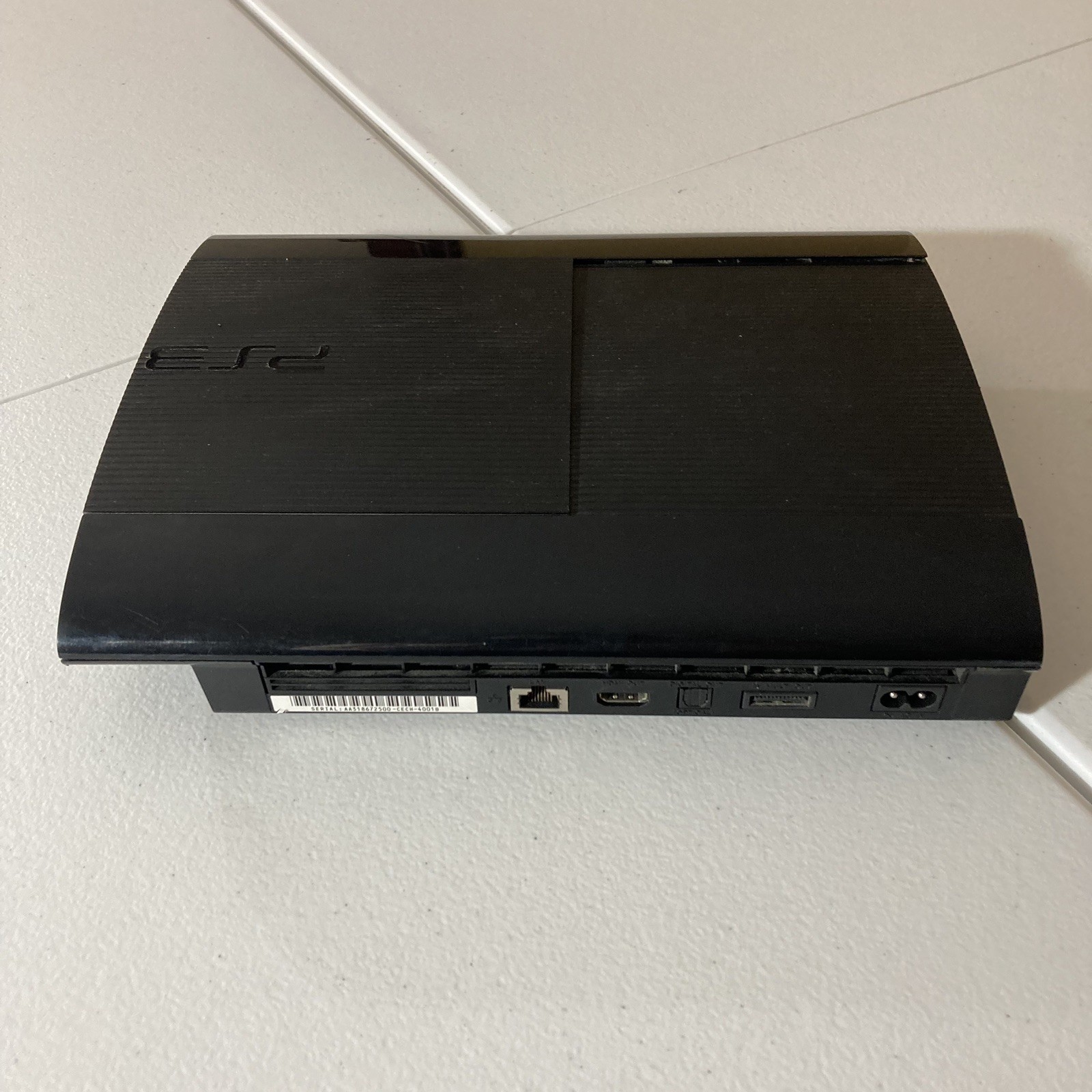 Sony PlayStation 3 250GB Super Slim Black PS3 VIdeo Game Console CECH-4001B