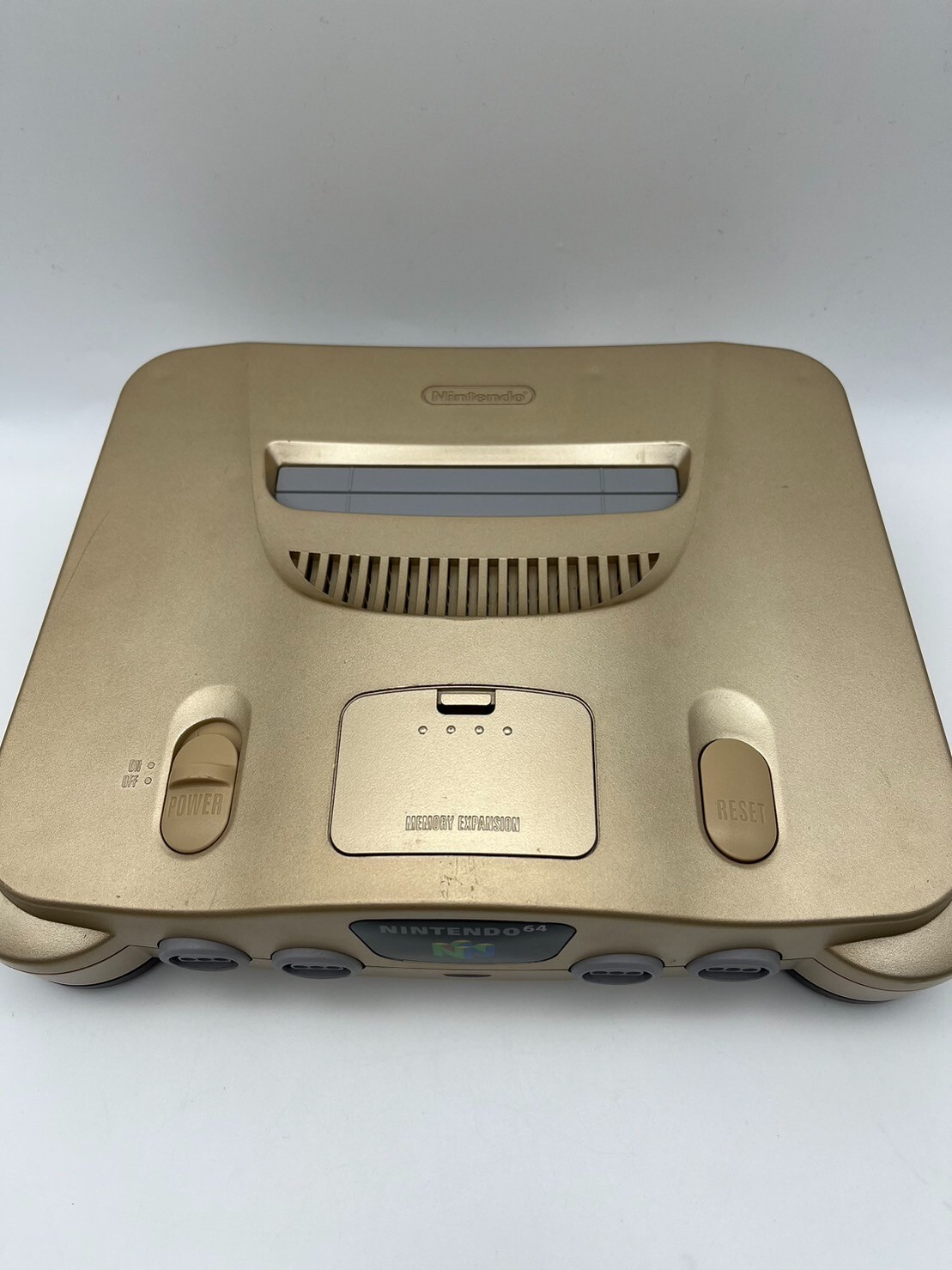 Nintendo 64 Console Limited Edition toys R’ Us Gold N64 Tested Working