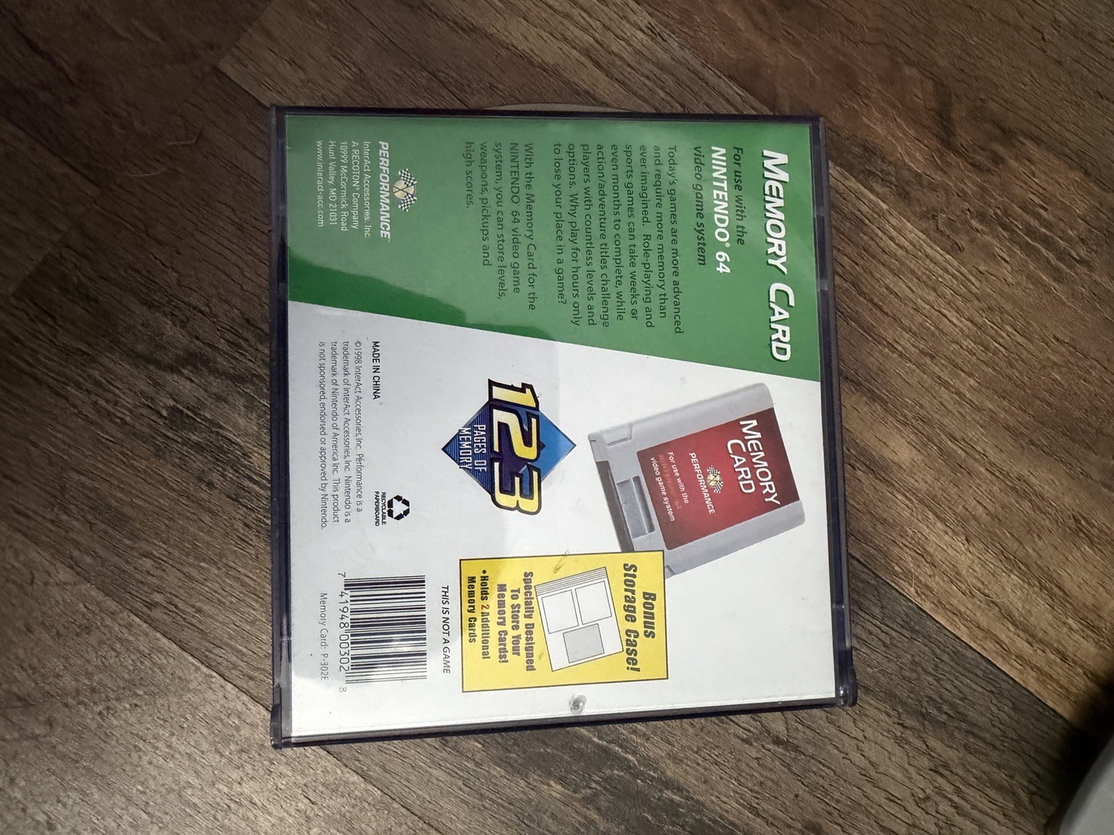 Nintendo 64 Accessory lot – Memory cards – Rumble pack – Transfer Pack