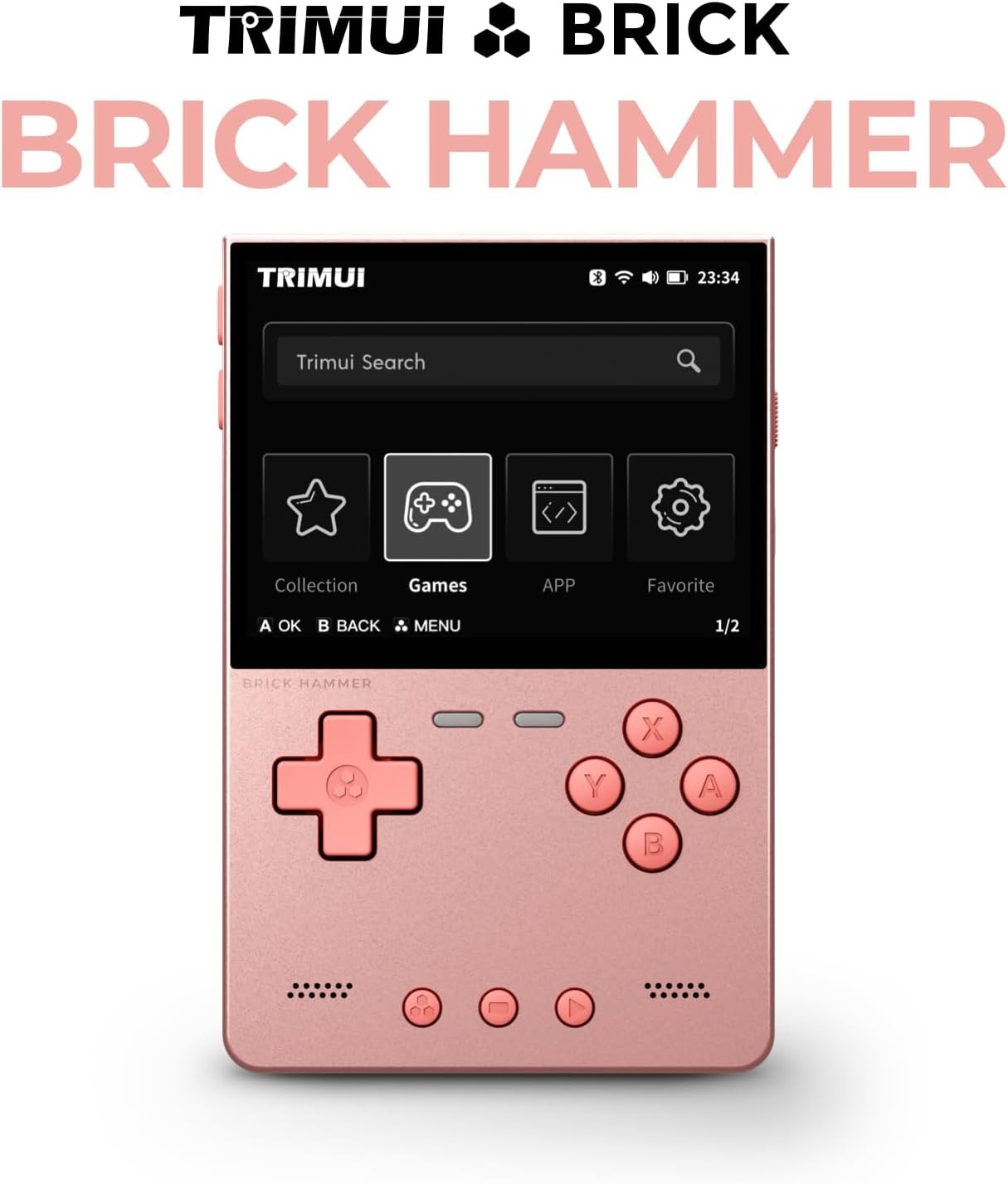 Trimui Brick Metal Pink 3.2 IPS 3000mAh