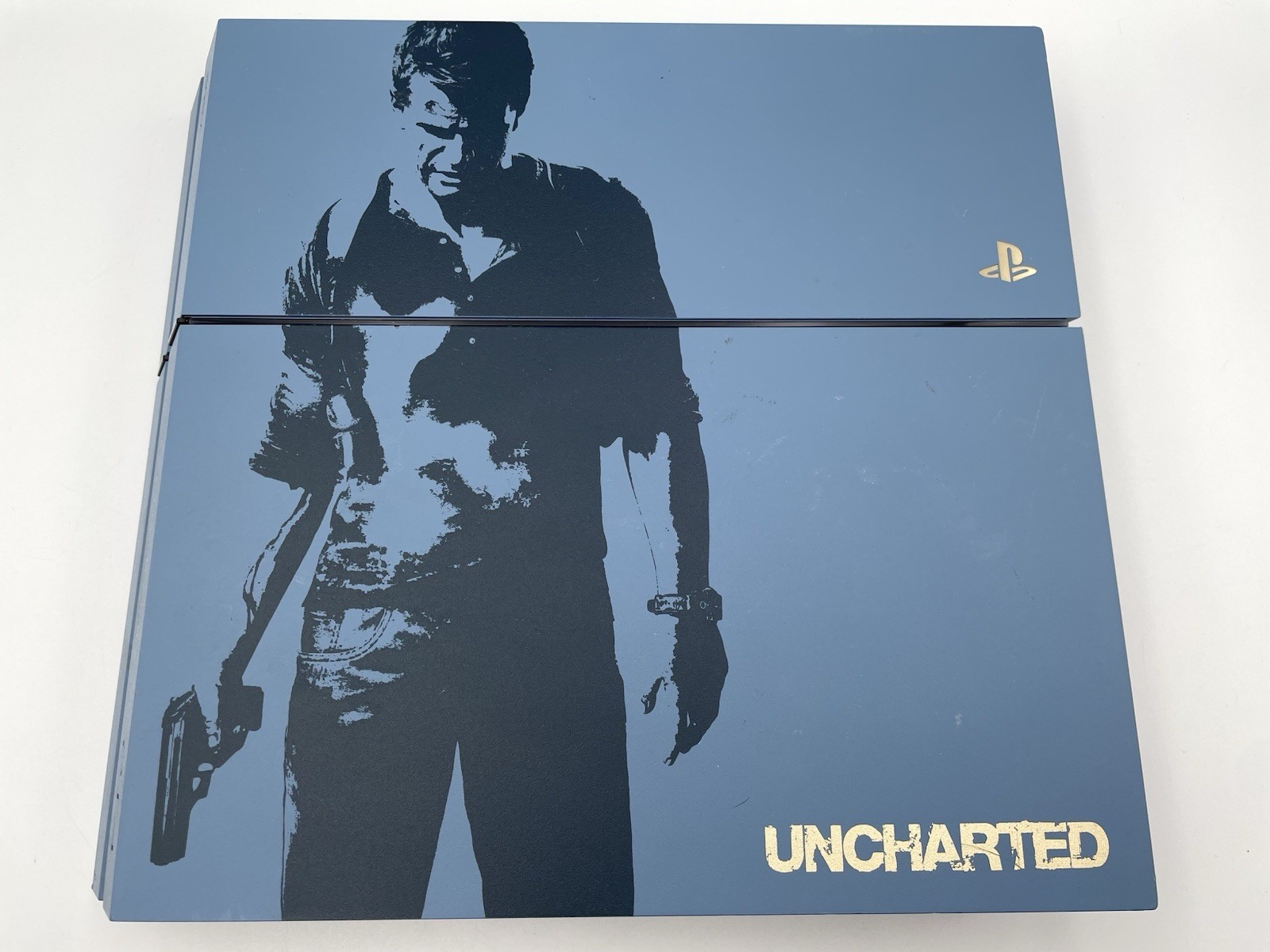 PS4 PlayStation 4 Uncharted Blue Console w/Power Cord & Controller CUH-1215A
