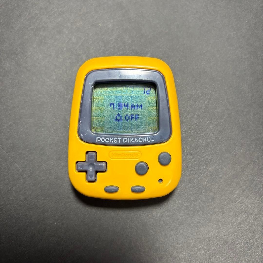 Nintendo Pocket Pikachu MPG-001 Pedometer Pokemon Virtual Pet w/Box & Manual