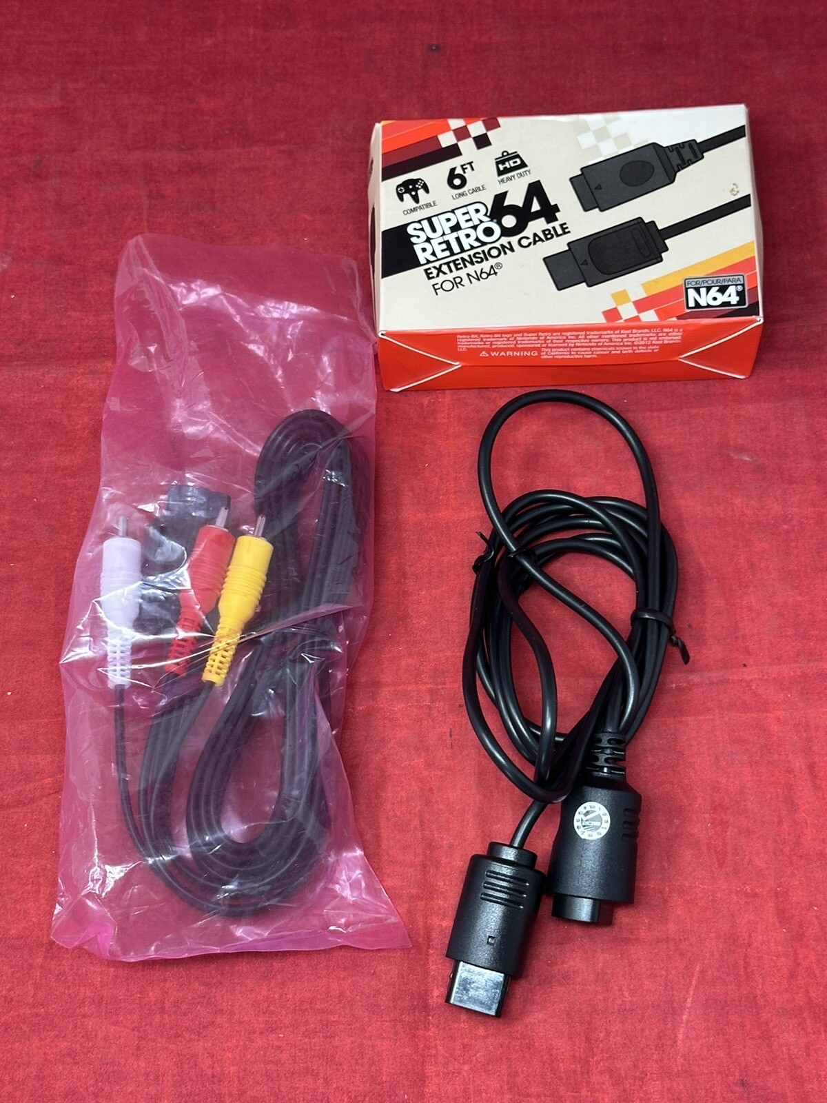HDMI CONVERTED NINTENDO 64 VIDEO GAME CONSOLE ATOMIC PURPLE COLOR IN BOX
