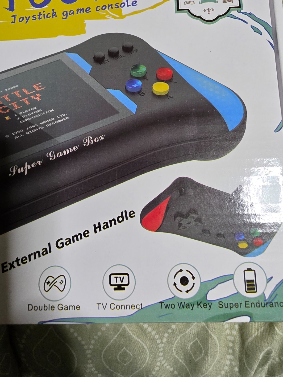 OH YOUTH Joystick Game Console Model X7M-3.5 Inch 500 in 1 Red & Blue New in Box