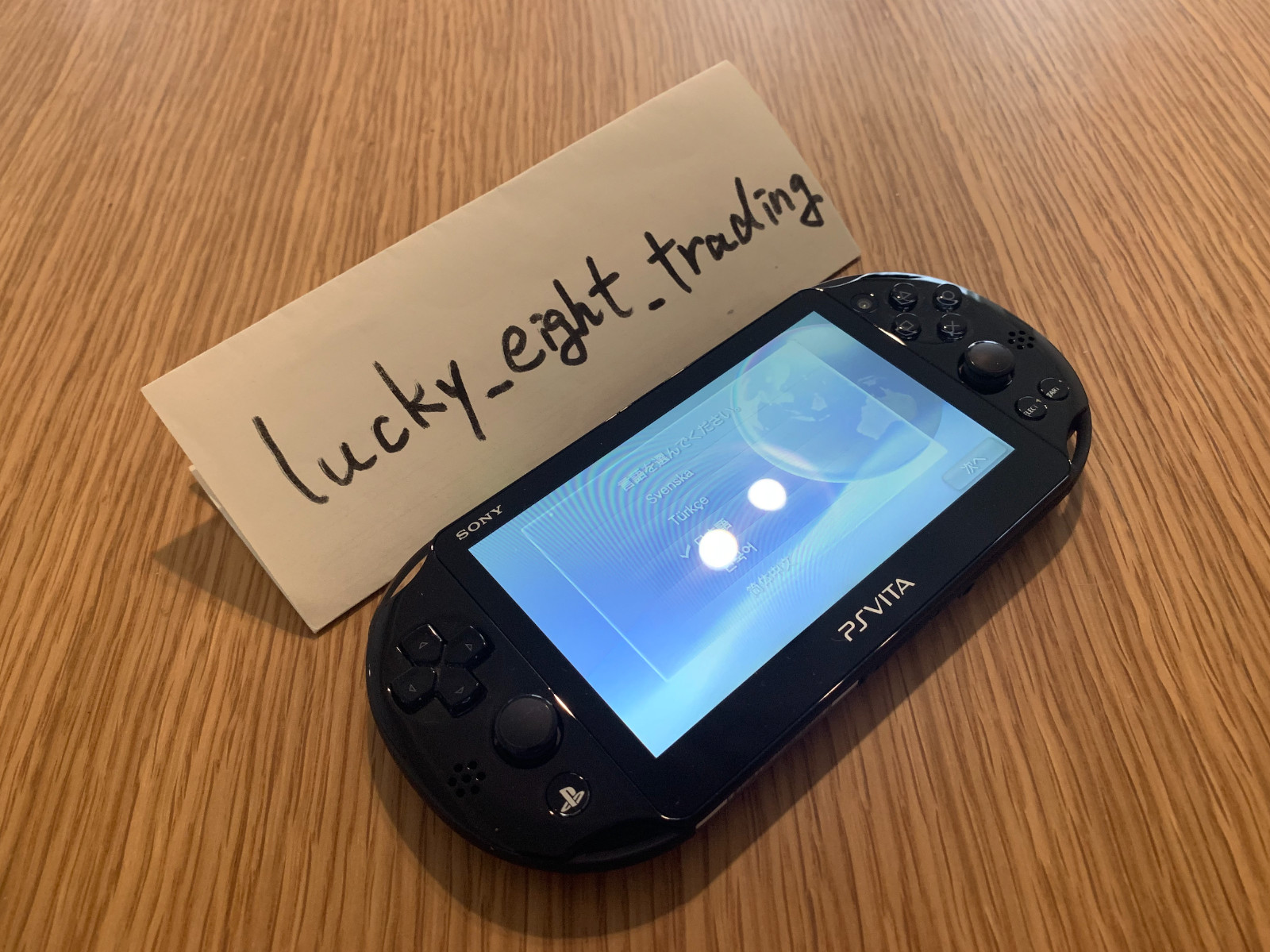 PS Vita Black PCH 2000 ZA11 Console Charger Box PSV Slim [BX]