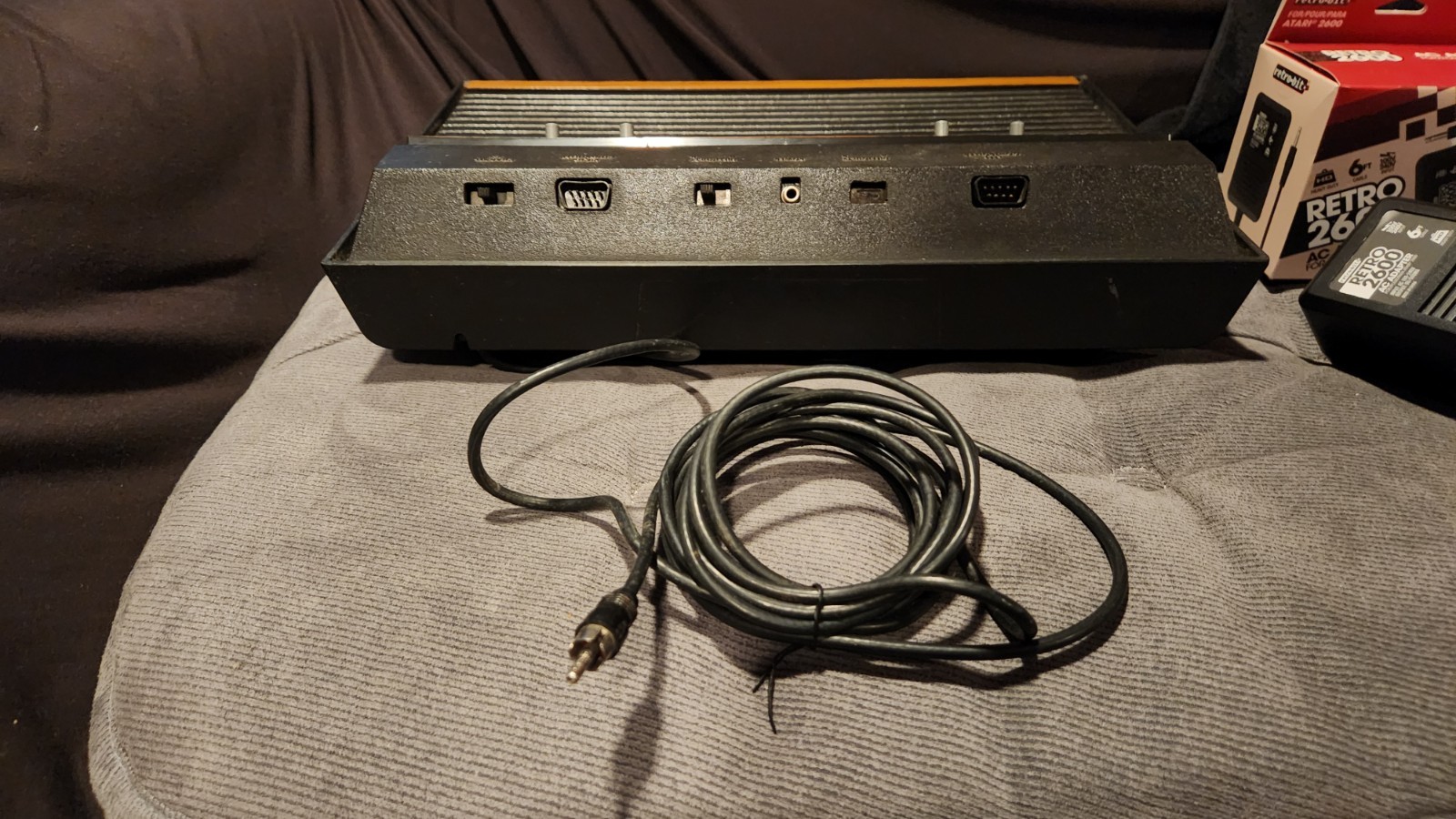 ATARI 2600 CX-2600A CONSOLE w/New Power Supply & RF Adapter TESTED