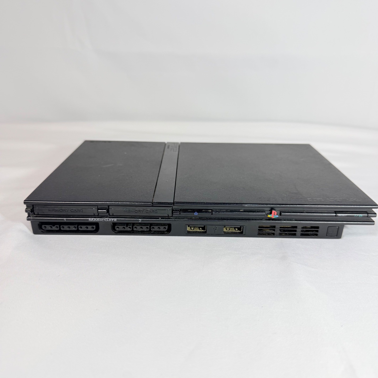 Sony PlayStation 2 Slim Console Charcoal Black SCPH-70012 with AC Adapter PS2