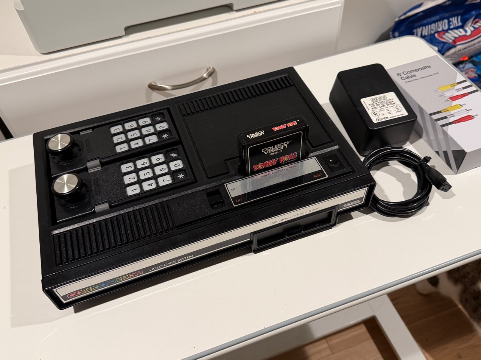 (Restored) Colecovision Coleco Console (caps, switch, RCA composite MOD, DK)#21