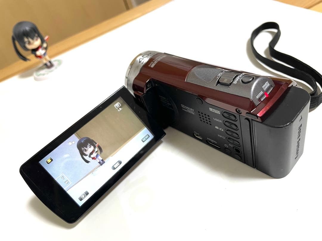PSP Jvc Kenwood Everio Gz-E290-R With 2 Batteries Japan