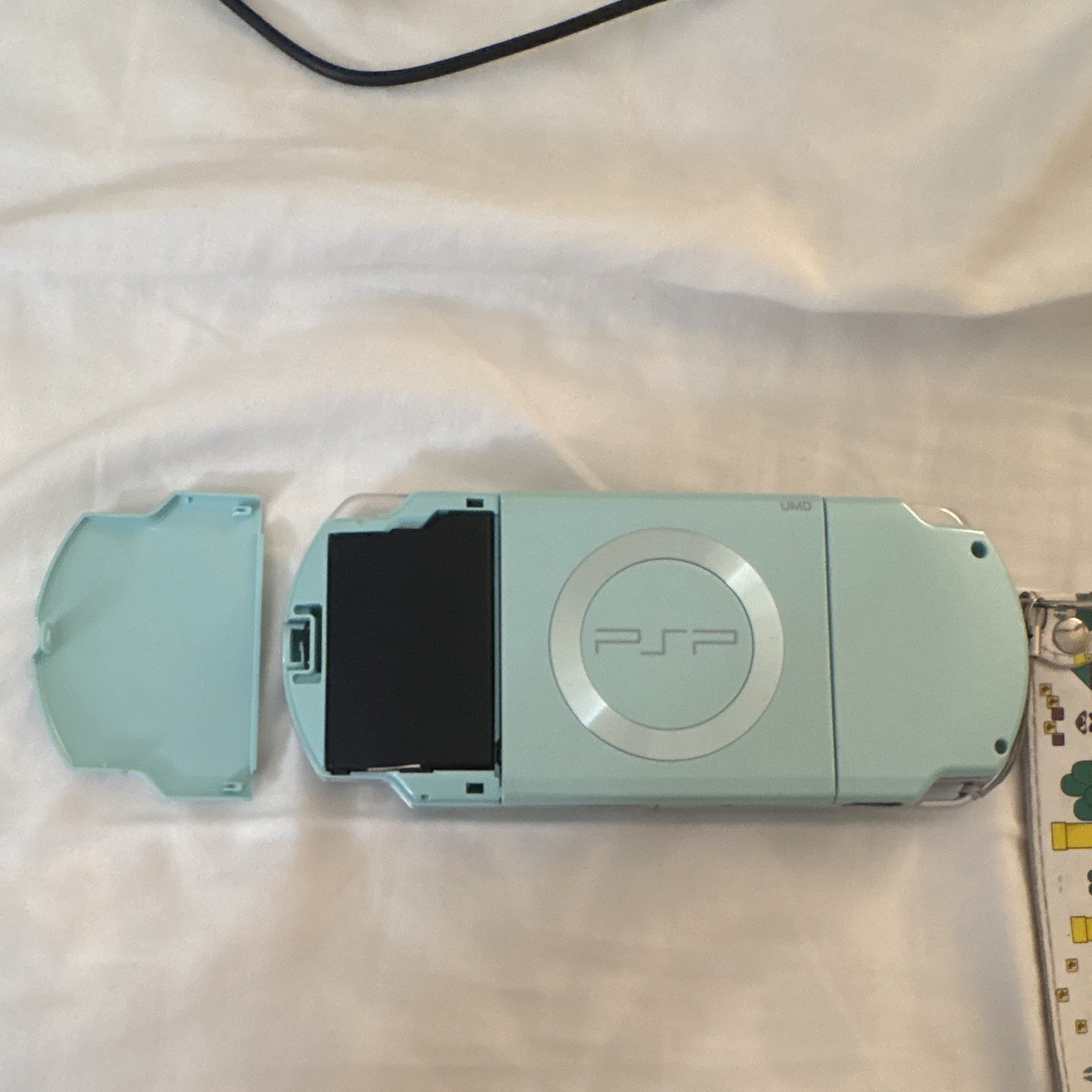 Sony PSP-2000 Felicia Blue Console Japan Tested Working + Case + Shell
