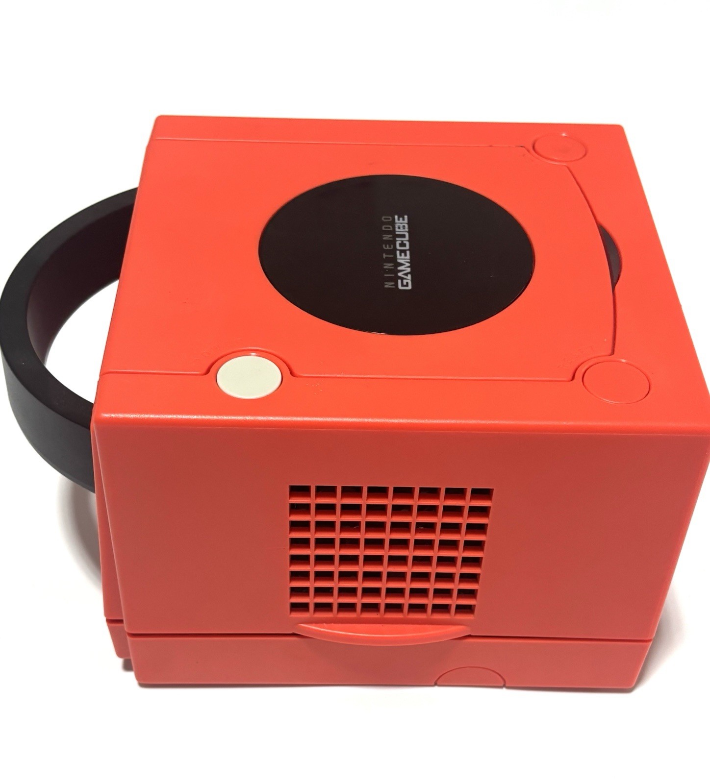 Nintendo GameCube Console Red&Black Custom Console + Controller + Wires Bundle