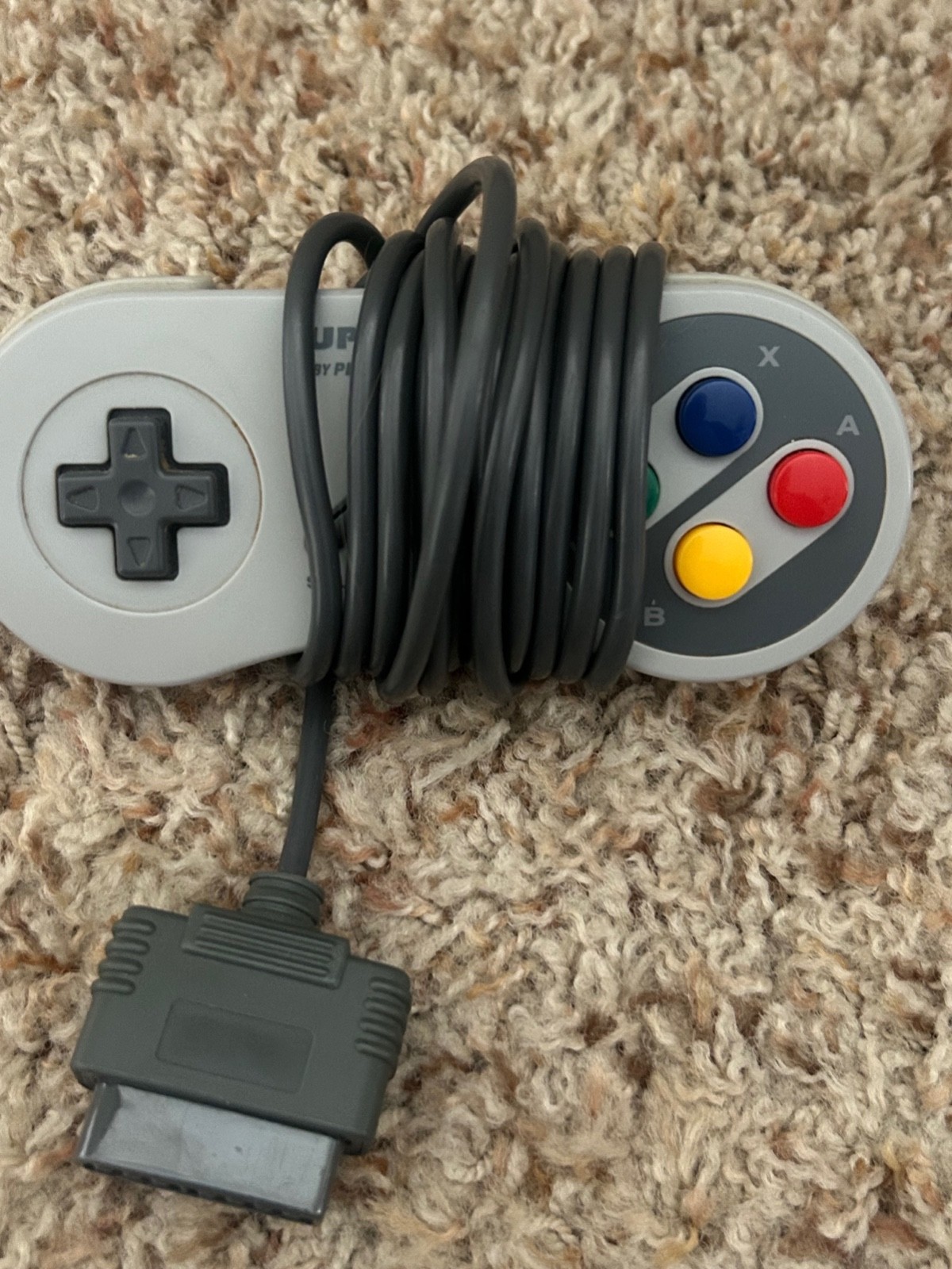 Super Nintendo SNES JR Console SNS-101 w/ Cords, Controller and Three Games!