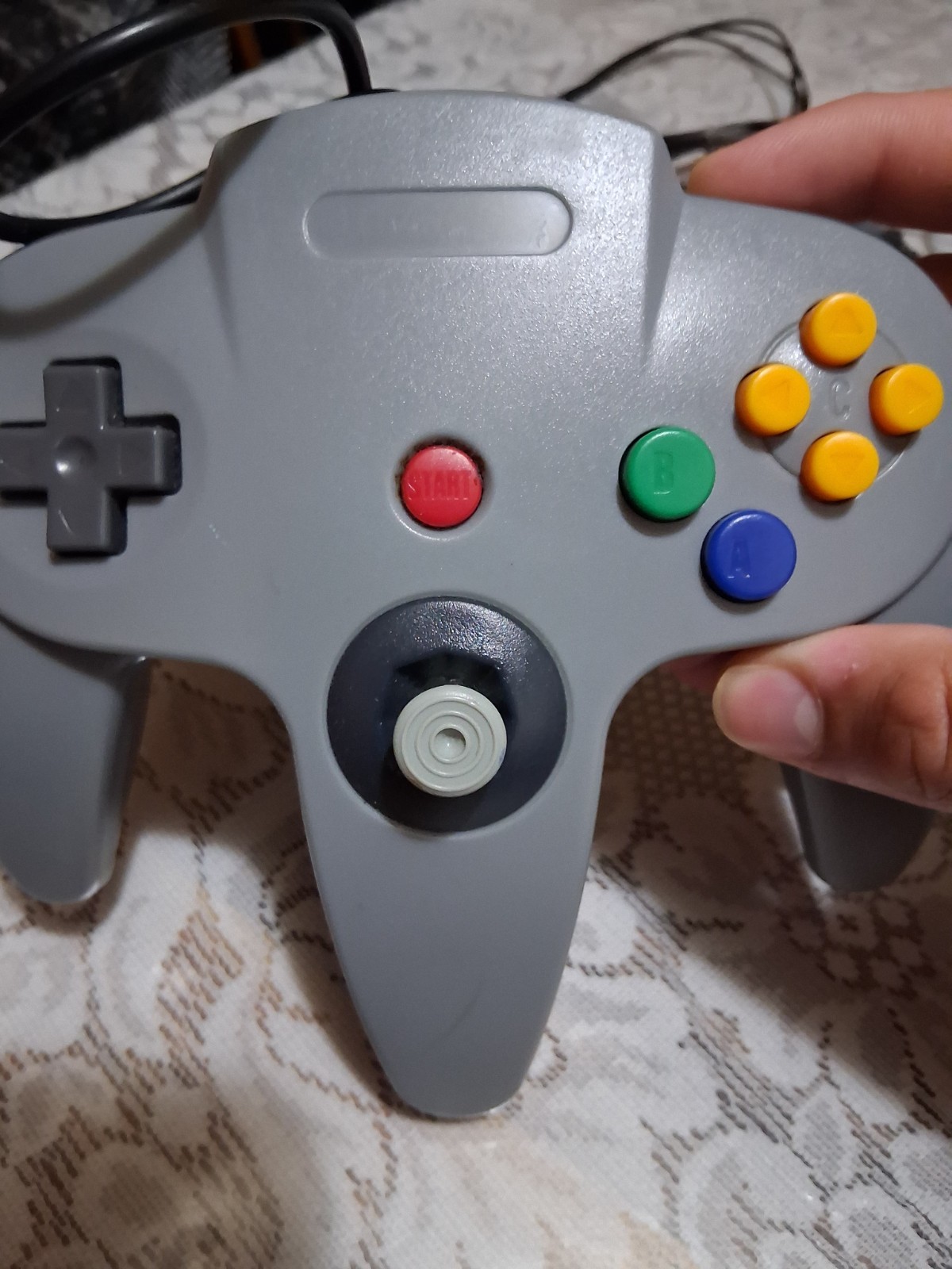 Nintendo 64 Black Console (NTSC-J) with controller and cables *Read Description*