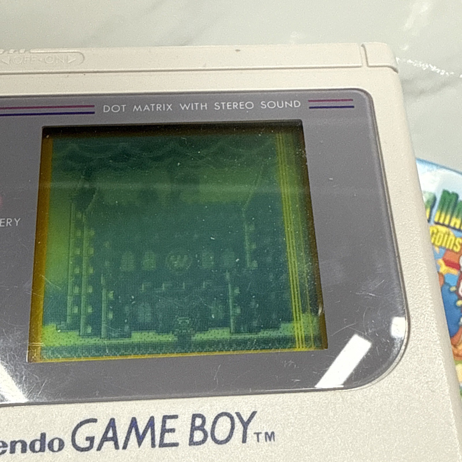 Nintendo Game Boy Launch Edition Handheld System Console DMG-01 & Super Mario 2