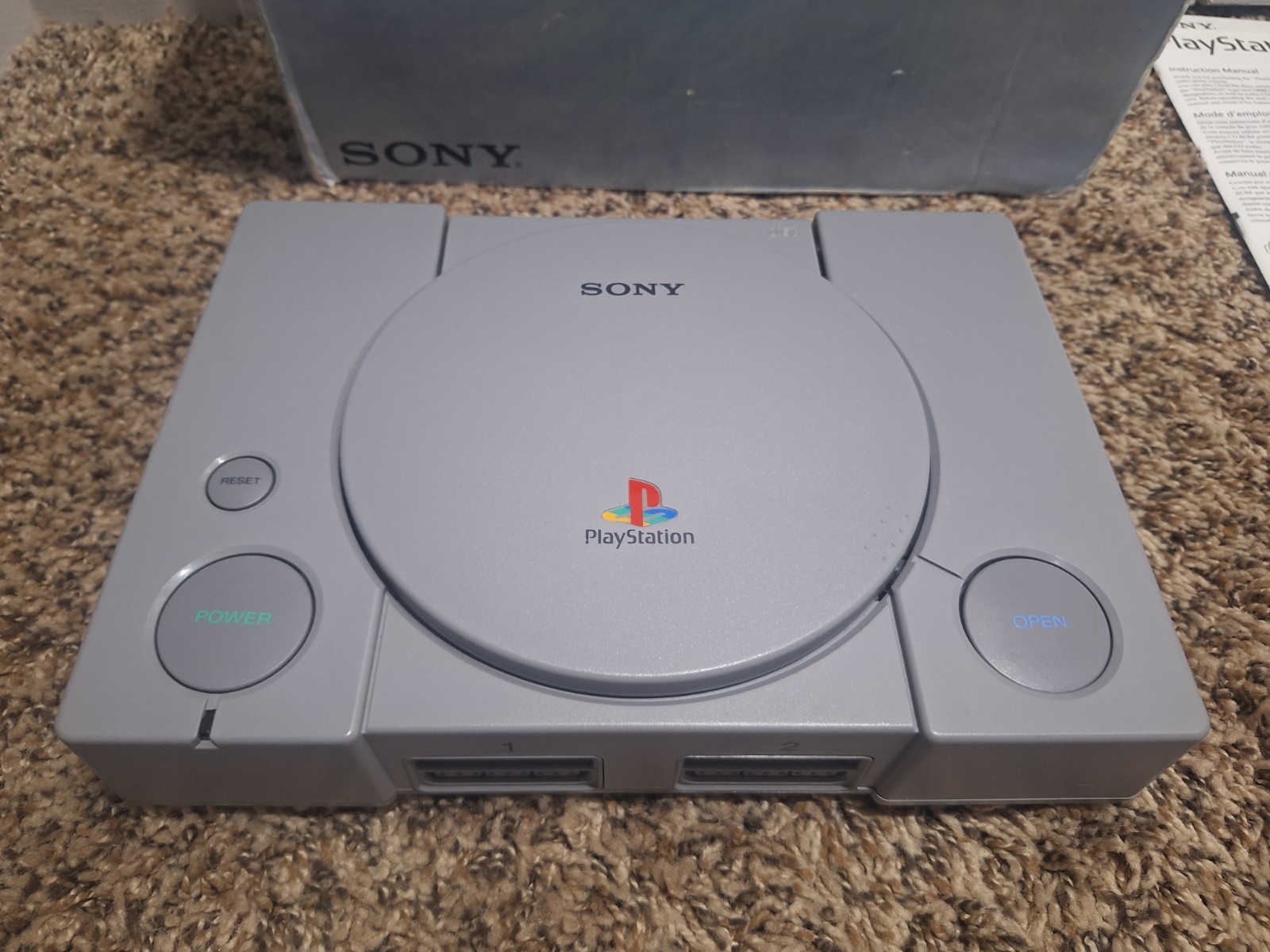 Sony PlayStation DualShock SCPH-9001 Console Complete CIB Original Box MINT!