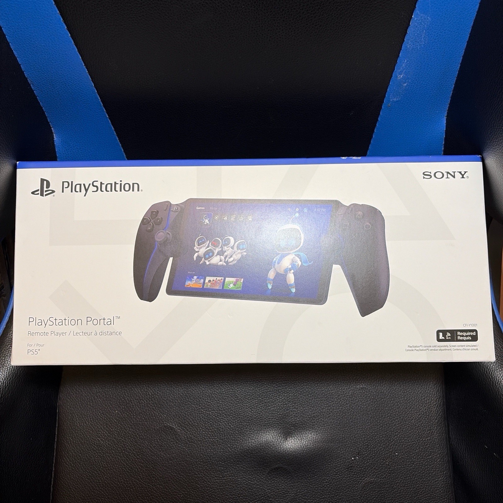 Sony PlayStation Portal Remote Player PS5 Midnight Black Haptic Wi-Fi CFI-Y1001