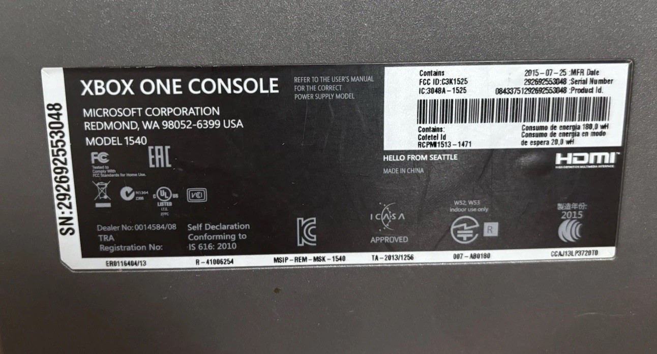 Microsoft Xbox One 1TB Console Halo 5 Guardians Limited Edition